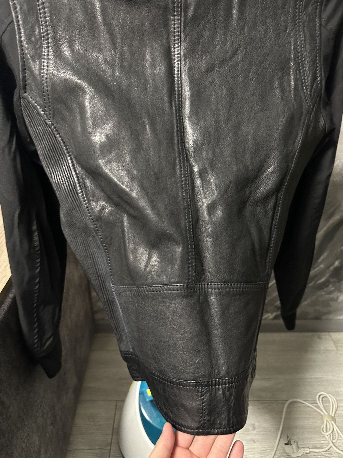 Diesel Vintage Diesel Leather Bomber Black Jacket y2k Size US M / EU 48-50 / 2 - 5 Thumbnail