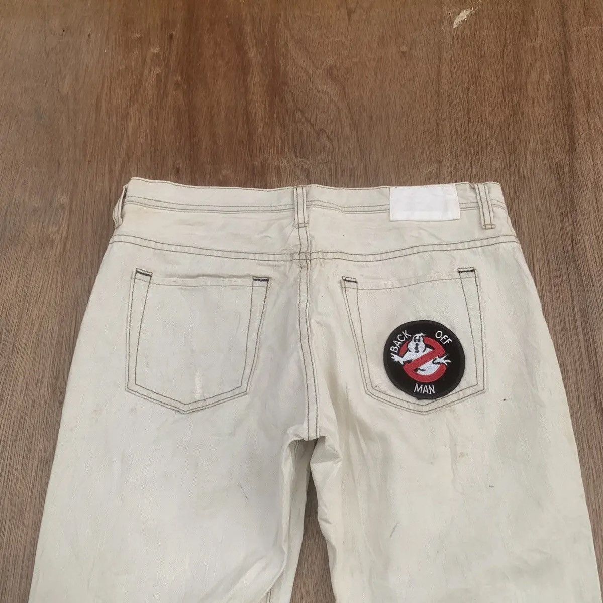 Japanese Brand 5-POCKET HIDEF JAPAN TROUSERS JEANS RIPPED RUSTY DIRTY PANTS Size US 30 / EU 46 - 13 Thumbnail