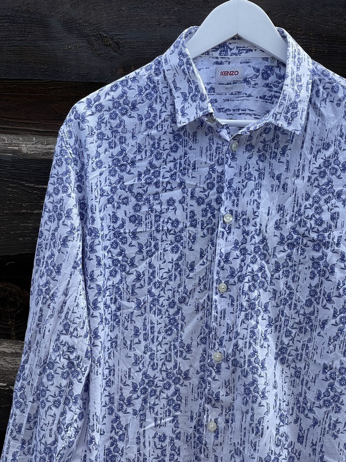 Kenzo Kenzo Homme flovers print shirt luxury Size US L / EU 52-54 / 3 - 2 Thumbnail