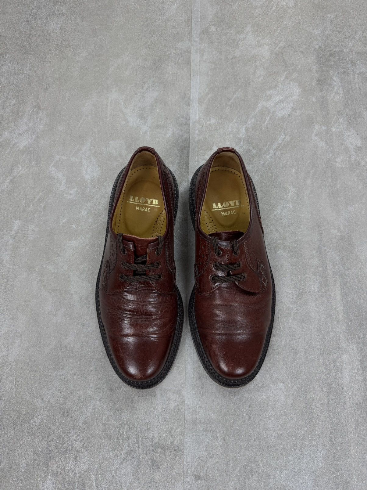 LLOYD Lloyd Marac Mens derby brown leather shoes Men classic shoes Size US 6 / EU 39 - 1 Thumbnail
