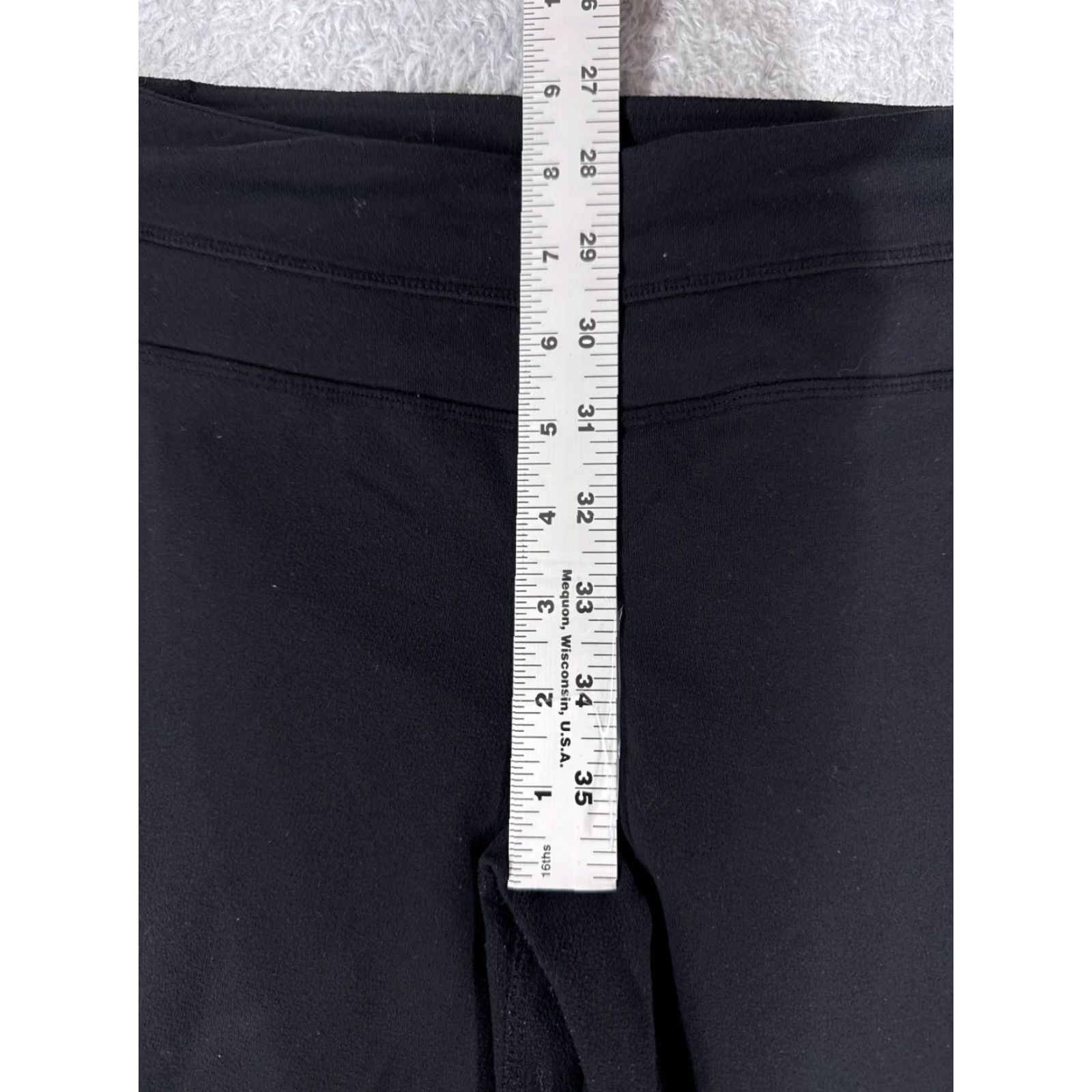 Lululemon LULULEMON Women's Pants Size 6 Black Crop Luxtreme Wide-Leg Athleisure Activewear Size 28" / US 6 / IT 42 - 7 Thumbnail