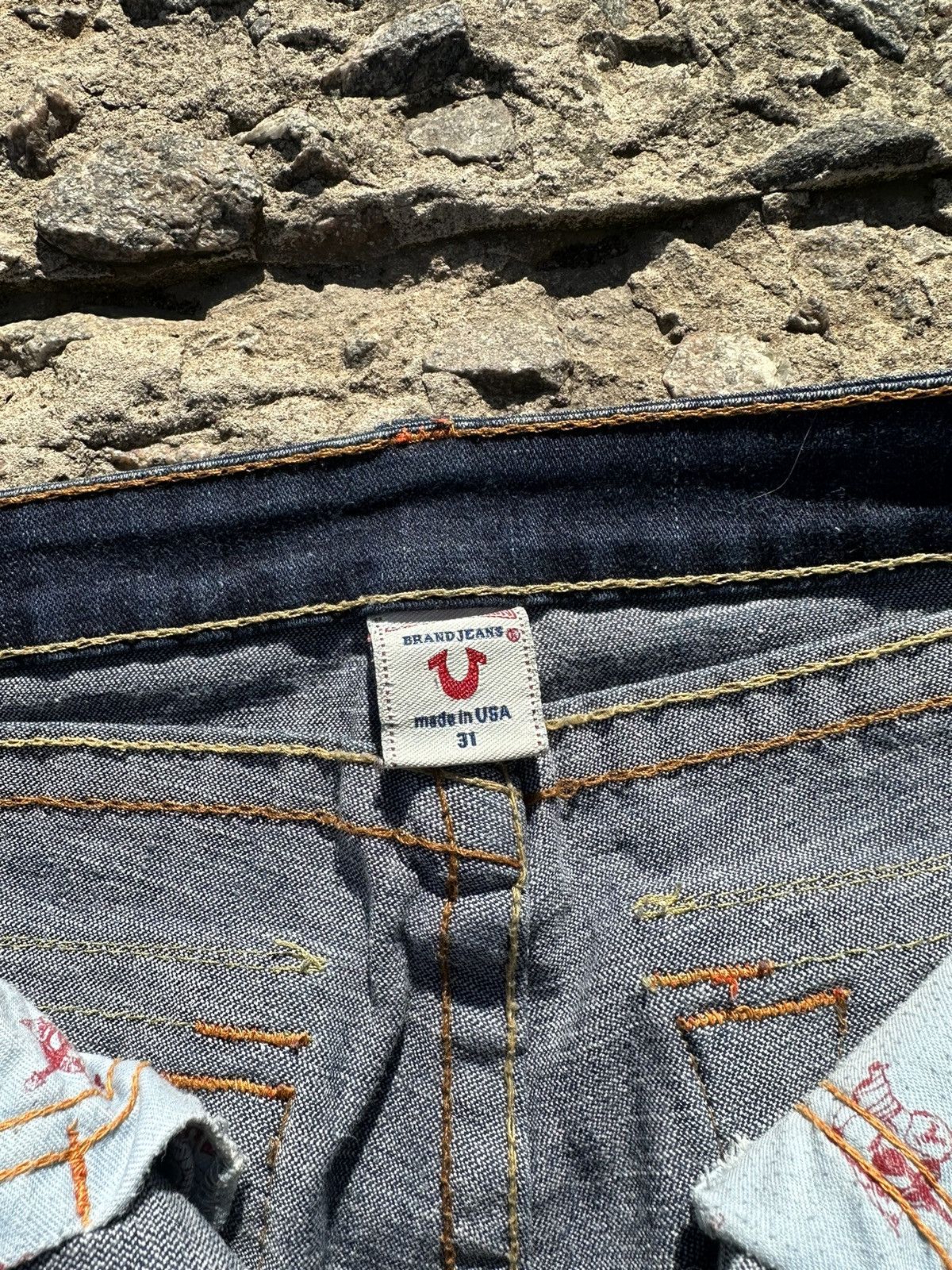 True Religion × Vintage Vintage Y2K True Religion Billy Women’s Jeans Pants Size 31" - 8 Thumbnail