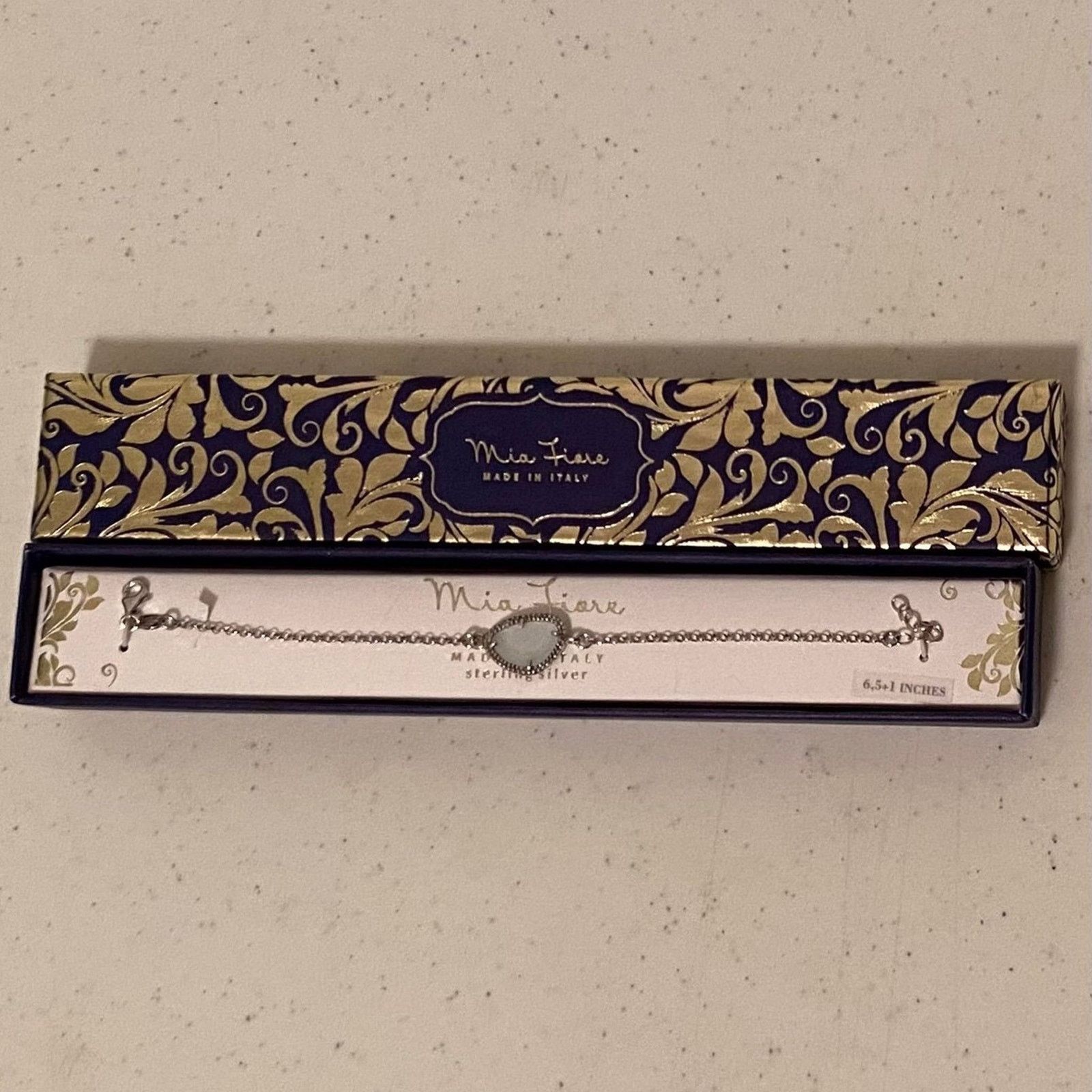 Mia Fiore Dyadema Sterling Silver Crystal 925 Bracelet