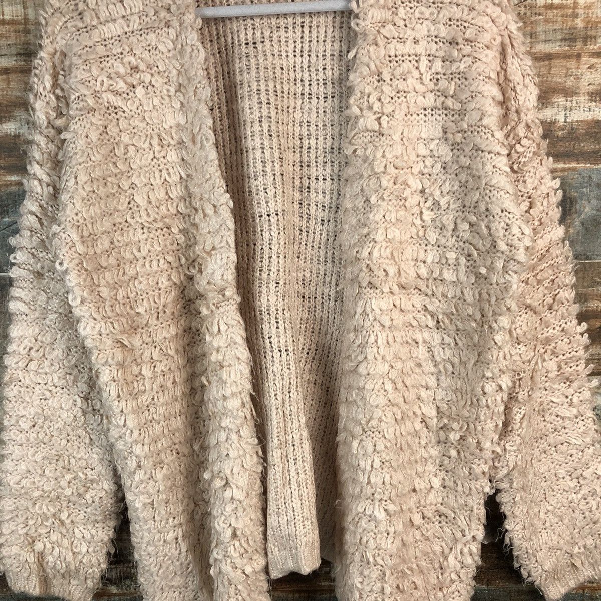Homespun Knitwear × Japanese Brand Glacier Pink Mohair Cardigan shaggy vintage Knitwear #A2351 Size M / US 6-8 / IT 42-44 - 5 Thumbnail