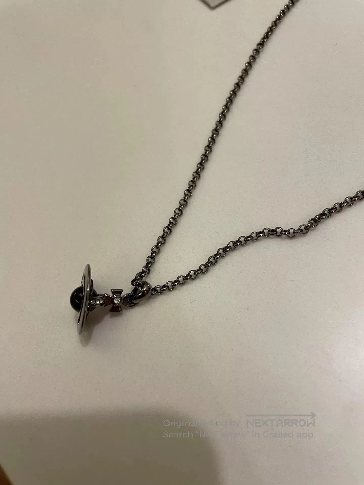 Vivienne Westwood Vivienne Westwood Purple Orb Saturn Necklace. Size ONE SIZE - 3 Thumbnail
