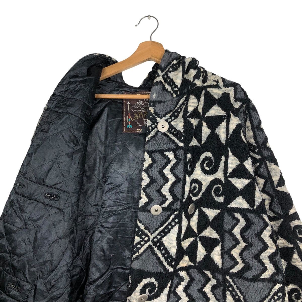 Japanese Brand × Vintage 📌Vintage Lanatura Goldwin Button Jacket Native Navajo Aztec Size US L / EU 52-54 / 3 - 15 Thumbnail