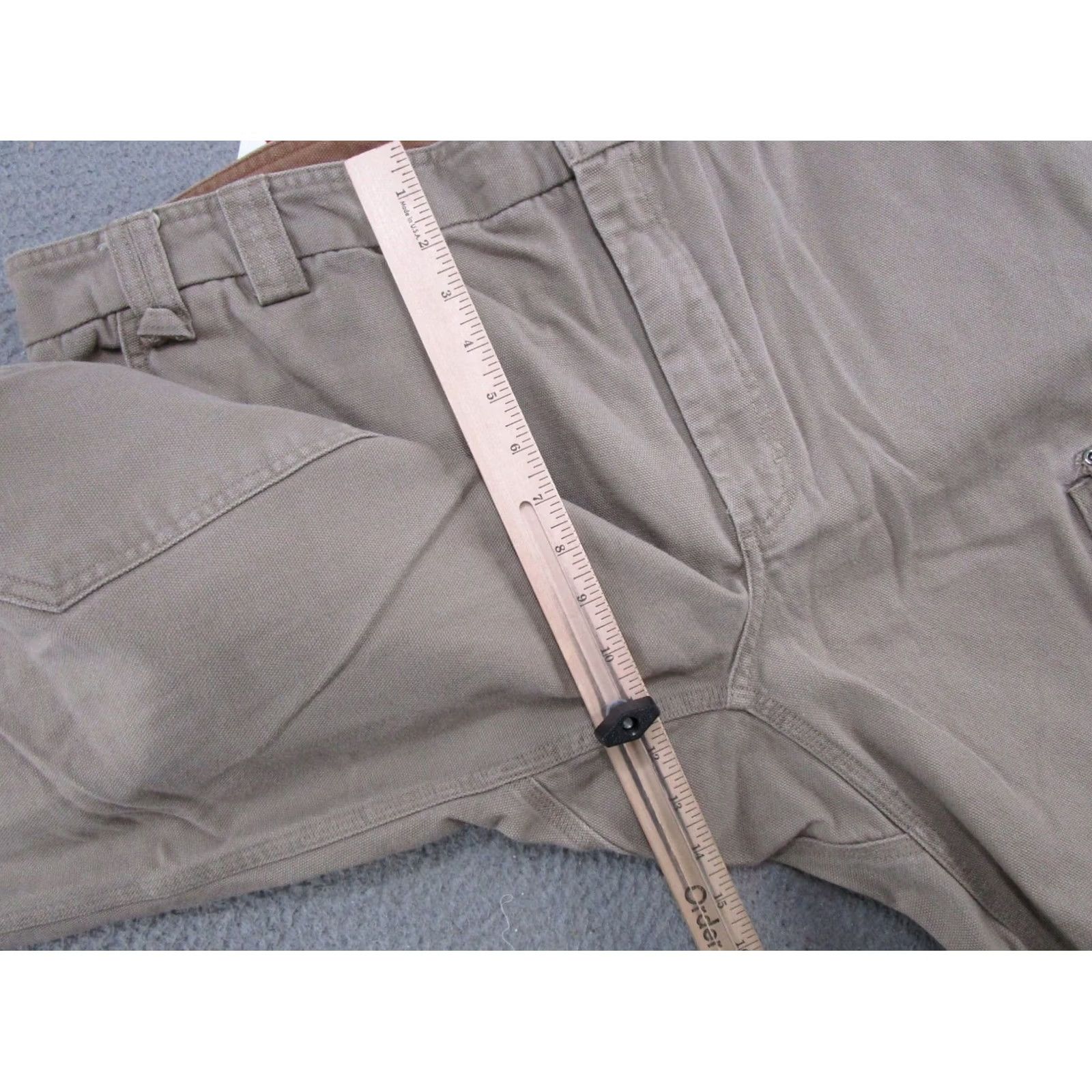 Vintage Duluth Cargo Pants Fire Hose Relaxed Fit Beige Regular 48x30 Men’s Work Pants 48in Straight Rise 10-12in Cotton Canvas Navy Brand Duluth Trading co. Size US 32 / EU 48 - 7 Thumbnail