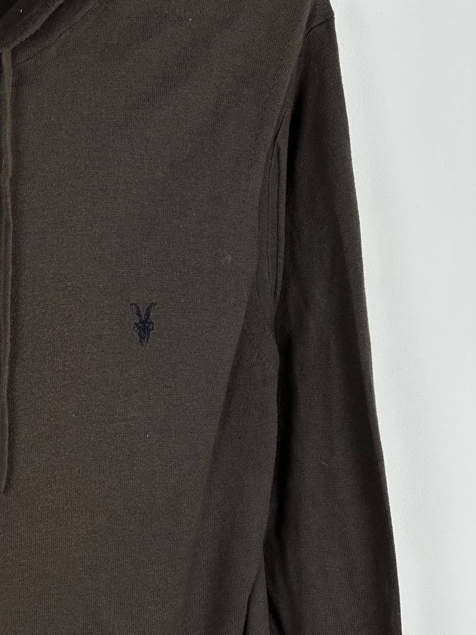 Allsaints Vintage Allsaints Zip Up Hoodie Sweatshirt Basic Logo Hype Size US L / EU 52-54 / 3 - 4 Thumbnail
