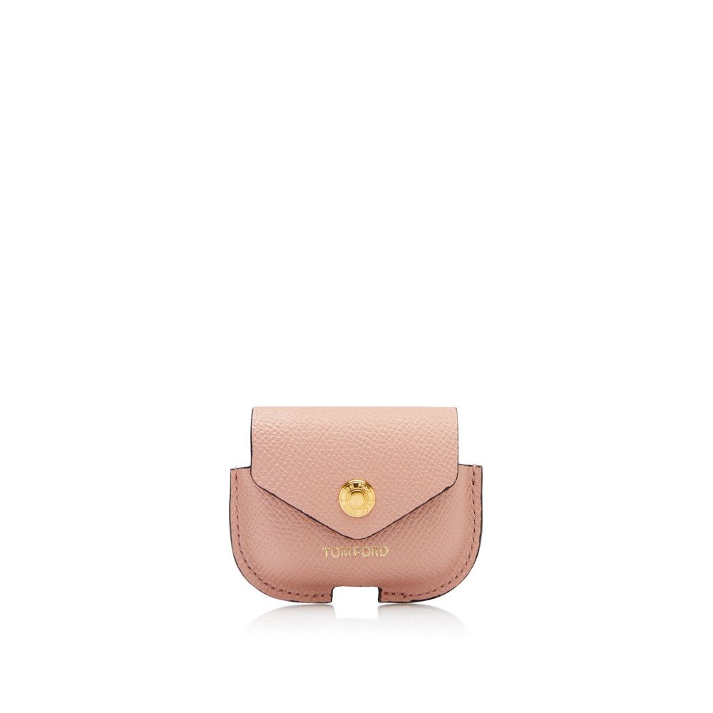 Tom Ford o1loc1c0724 Size: OS / Leather Earpods Case in Light Pink Size ONE SIZE - 1 Thumbnail
