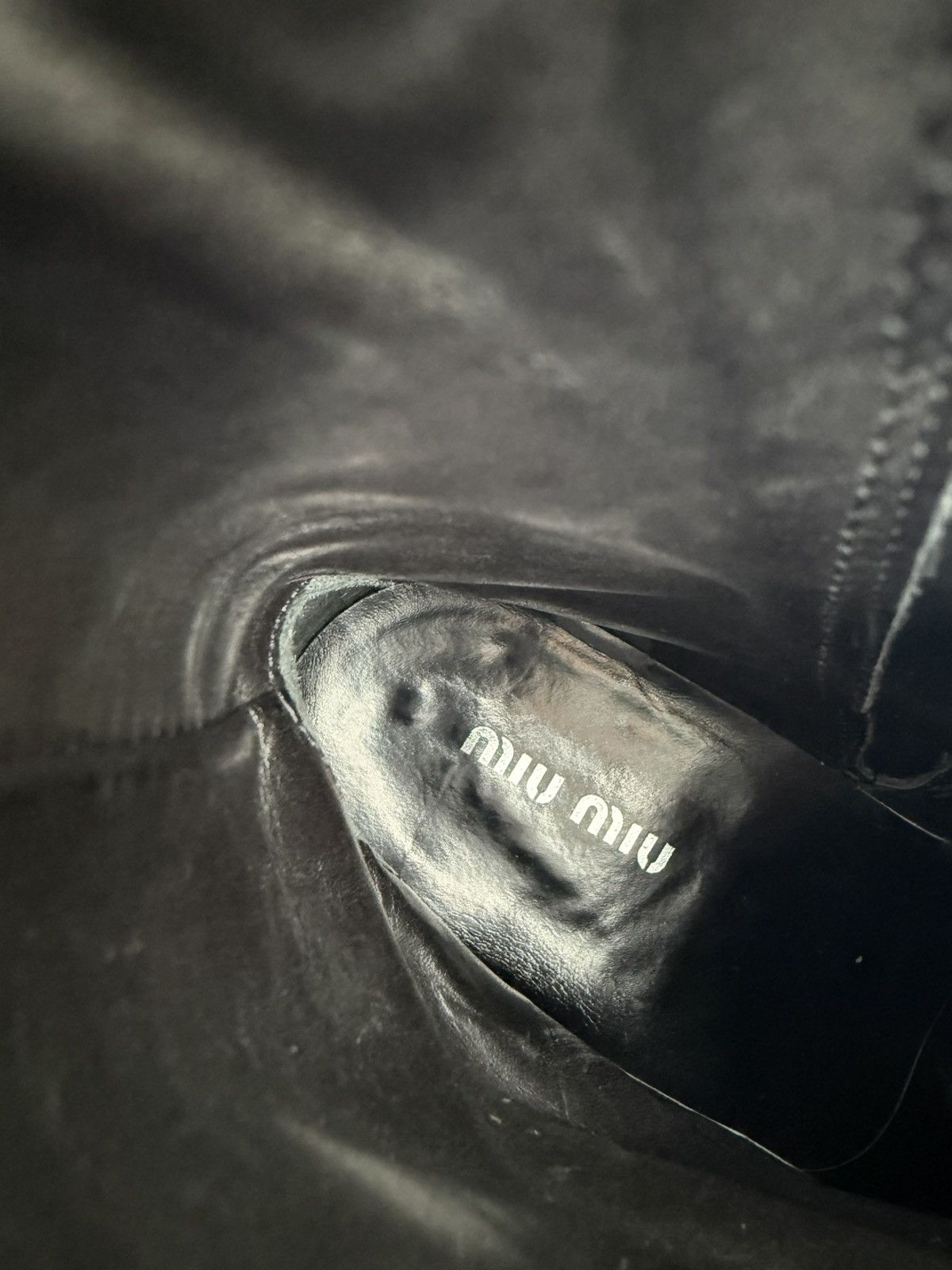Miu Miu Miu Miu ankle boots leather black metal women hig size 38 Size US 8 / IT 38 - 12 Thumbnail
