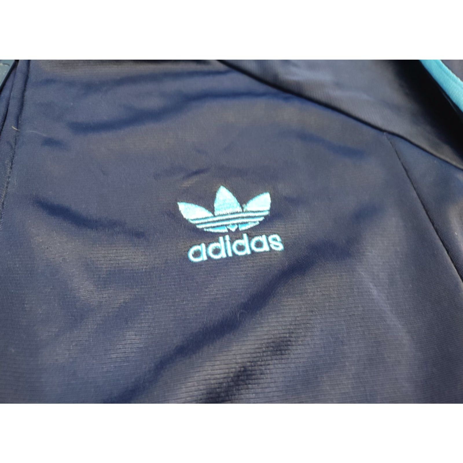 Adidas Adidas Jacket Womens Size 38 Full Zip Blue Vintage Superstar Trefoil Track Jacket Womens Size XS / US 0-2 / IT 36-38 - 4 Thumbnail