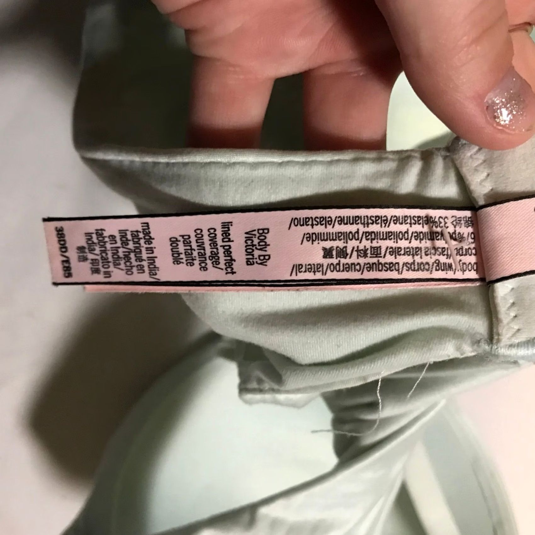 Victoria's Secret Victoria's Secret 38DD Light Blue Push Up Bra Lace Trim Balconette Bra Women Size ONE SIZE - 6 Thumbnail
