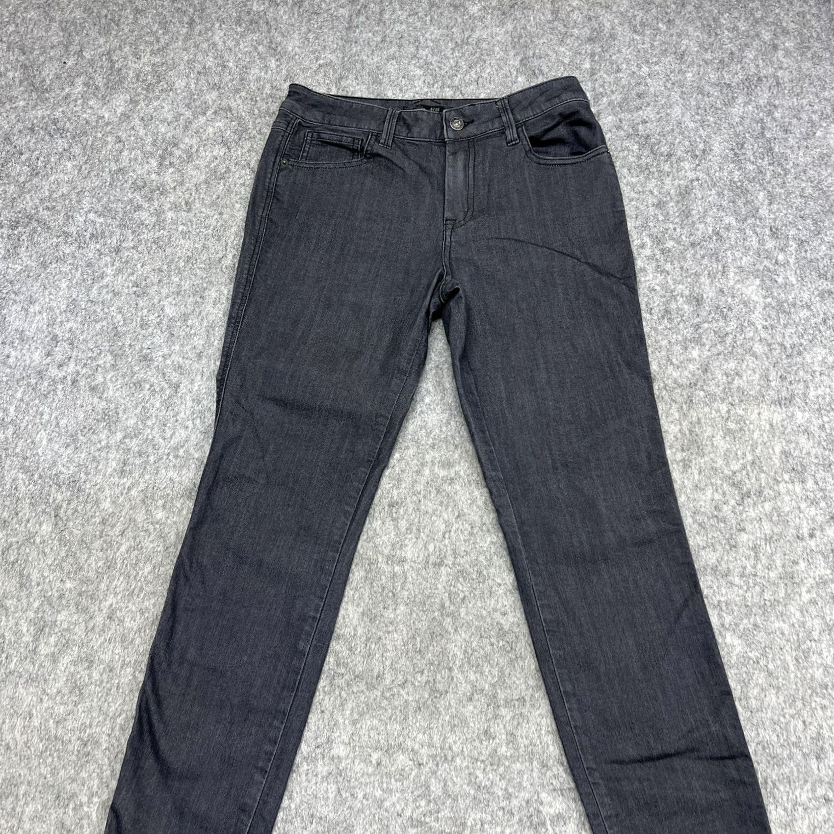 Prana PrAna Jeans Womens 8/29 Gray Dark Wash Mid Rise Skinny Stretch Denim Casual Size 30" / US 8 / IT 44 - 5 Thumbnail