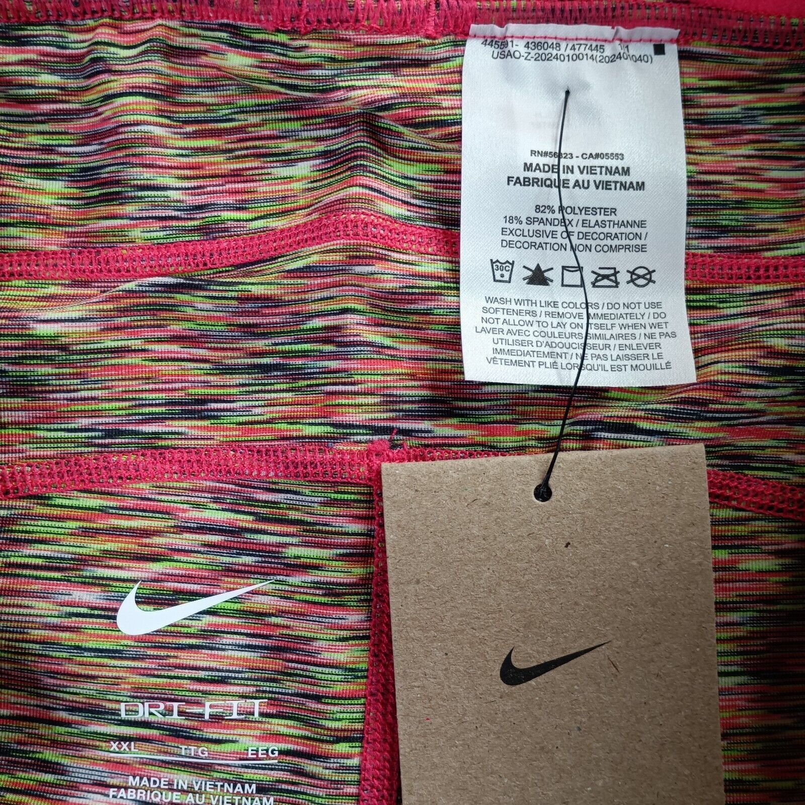 Nike NWT Nike Women's 2XL Pro 3'' Athletic Training Shorts Multi Size 36" / US 14 / IT 50 - 2 Thumbnail