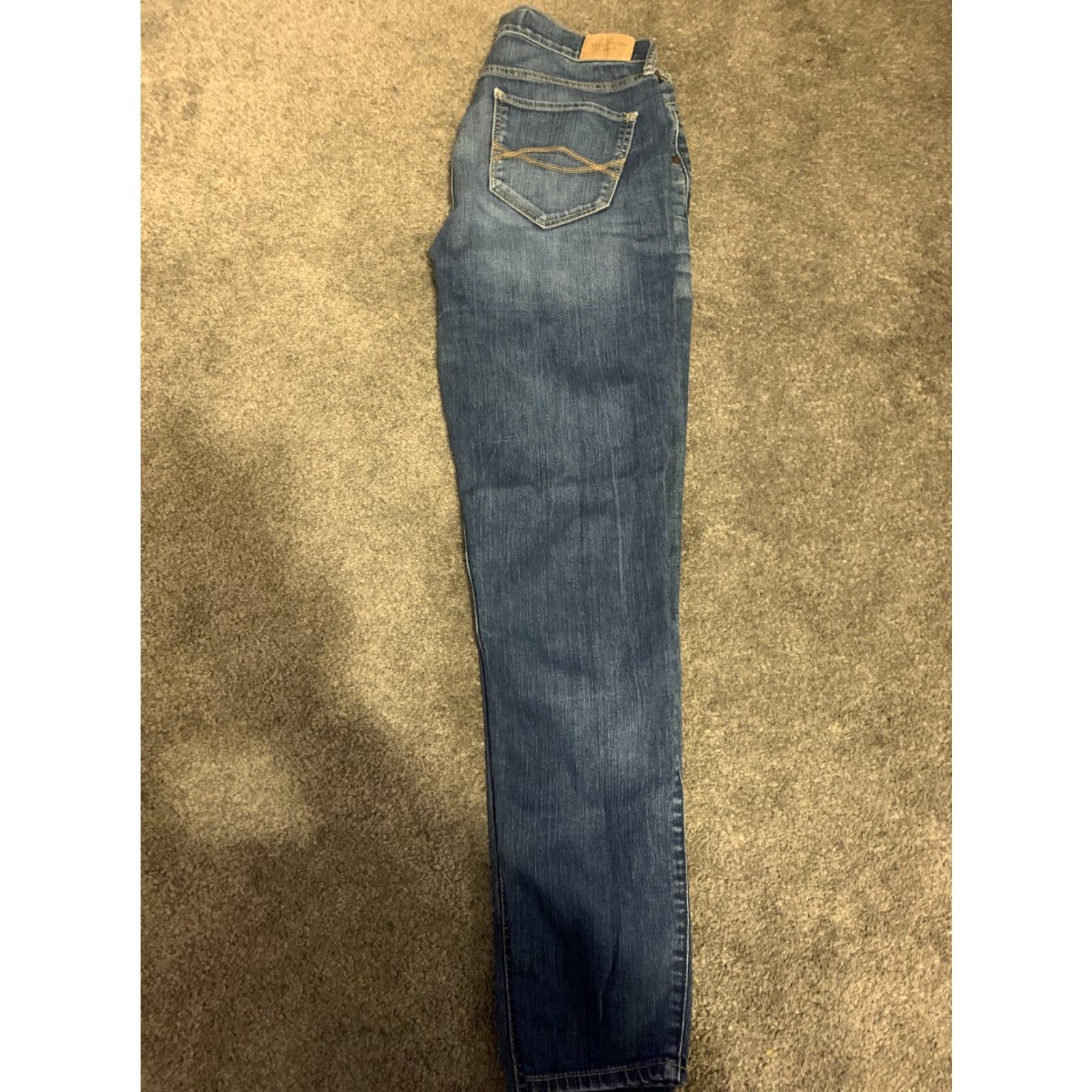 Abercrombie & Fitch Abercrombie & Fitch Skinny Jeans Slim Stretch Orange Women Sz 4R W27 L29 EUC Size 27" / US 4 / IT 40 - 5 Thumbnail