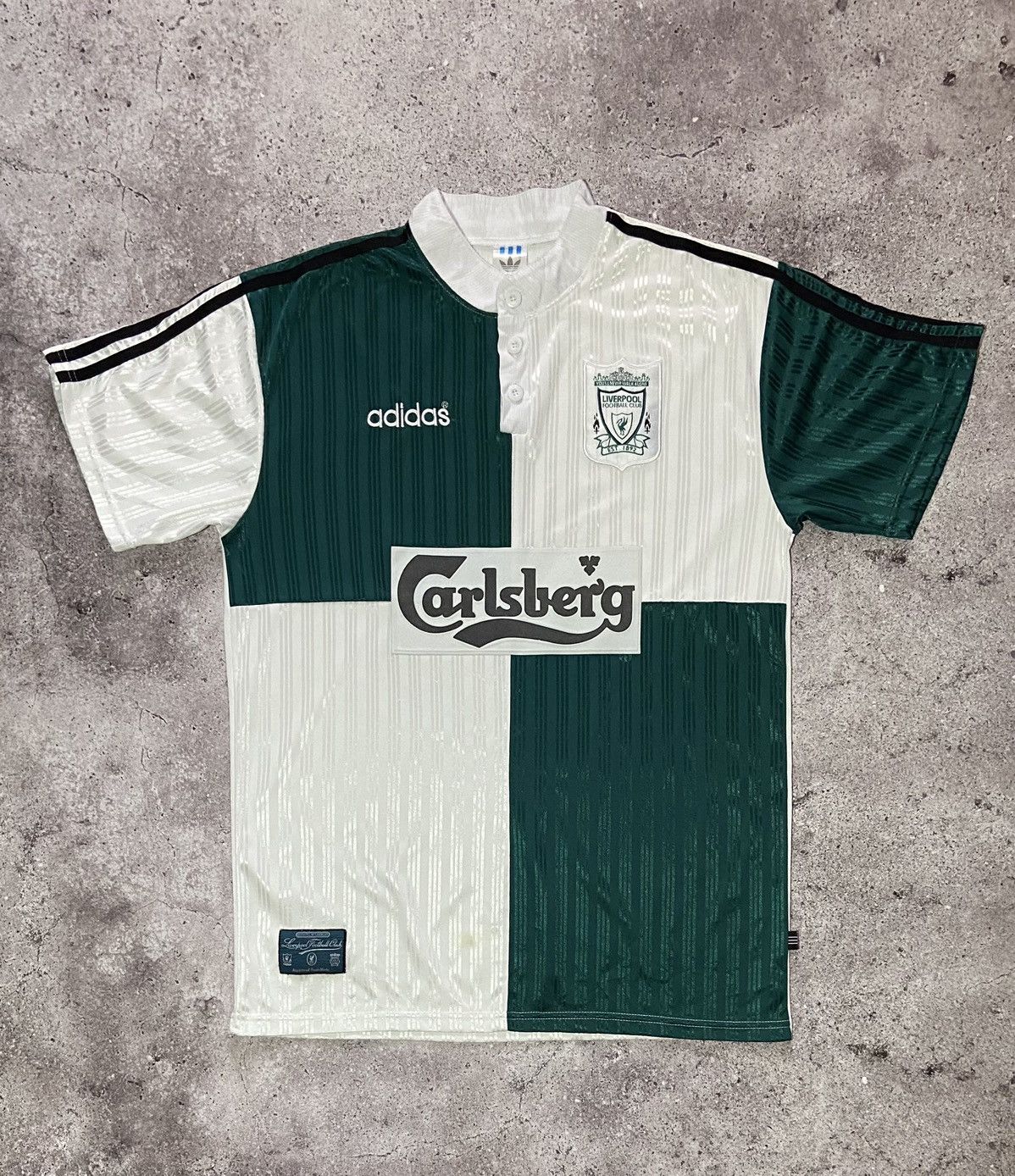 Adidas × Vintage 💥Liverpool 1995 Vintage Adidas Football Jersey T-shirt‼️ Size US XXL / EU 58 / 5 - 1 Thumbnail