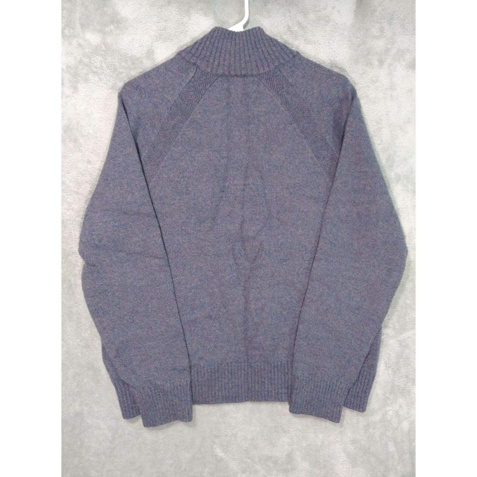 Banana Republic Banana Republic Sweater Men XL Gray Heavyweight Extra Fine Merino Wool Blend Henley Mock Neck Casual Size US XL / EU 56 / 4 - 2 Thumbnail
