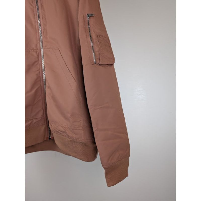 Rick Owens Drkshdw o1rshd1 Full Zip Gimp Imbottito Bomber Jacket Hoodie in Pink Size US XL / EU 56 / 4 - 5 Thumbnail