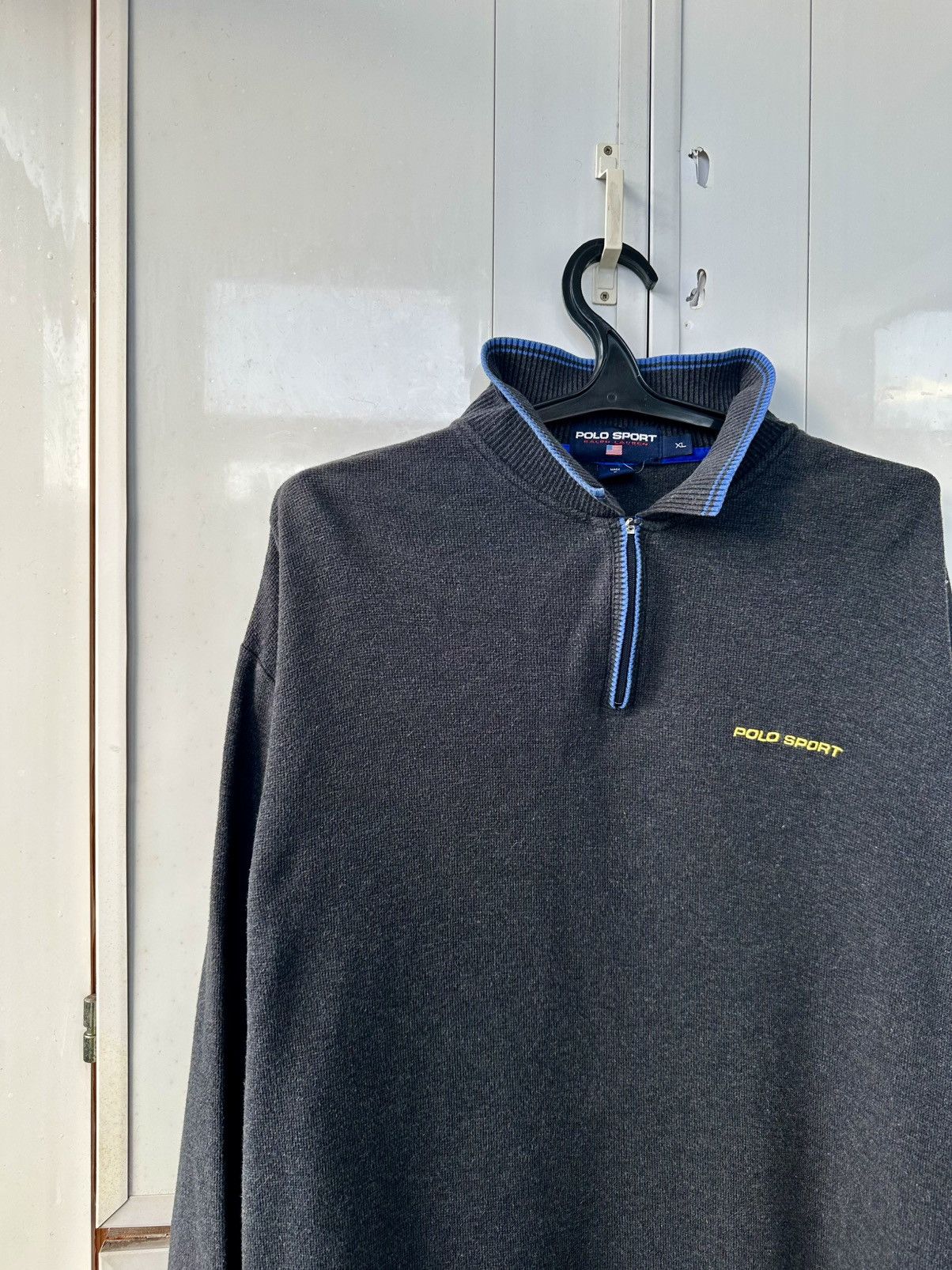 Polo Ralph Lauren Vintage Polo Ralph Sport Half-Zip Sweater Size US XL / EU 56 / 4 - 3 Thumbnail