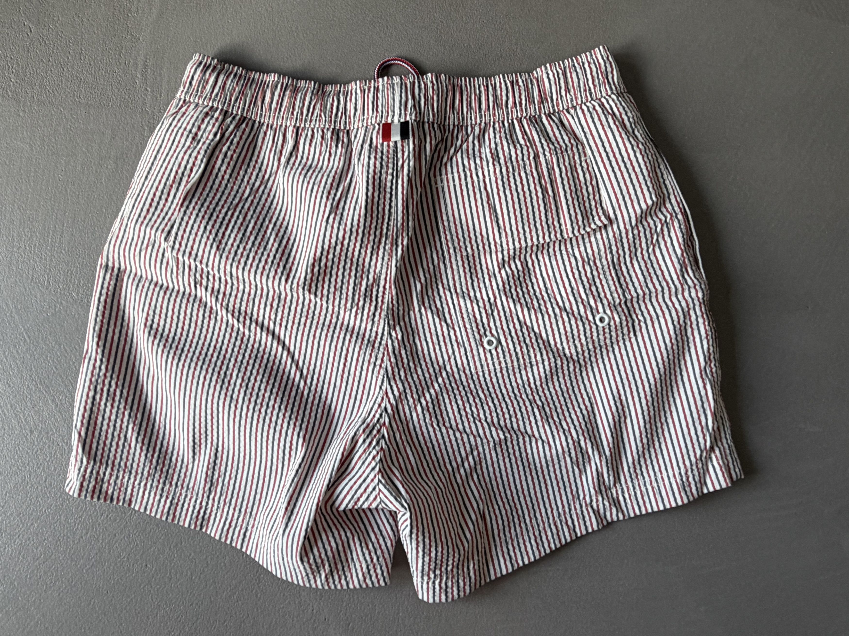 Thom Browne Thom Browne Striped Seersucker Swim Shorts, Size 1 Size US 30 / EU 46 - 3 Thumbnail