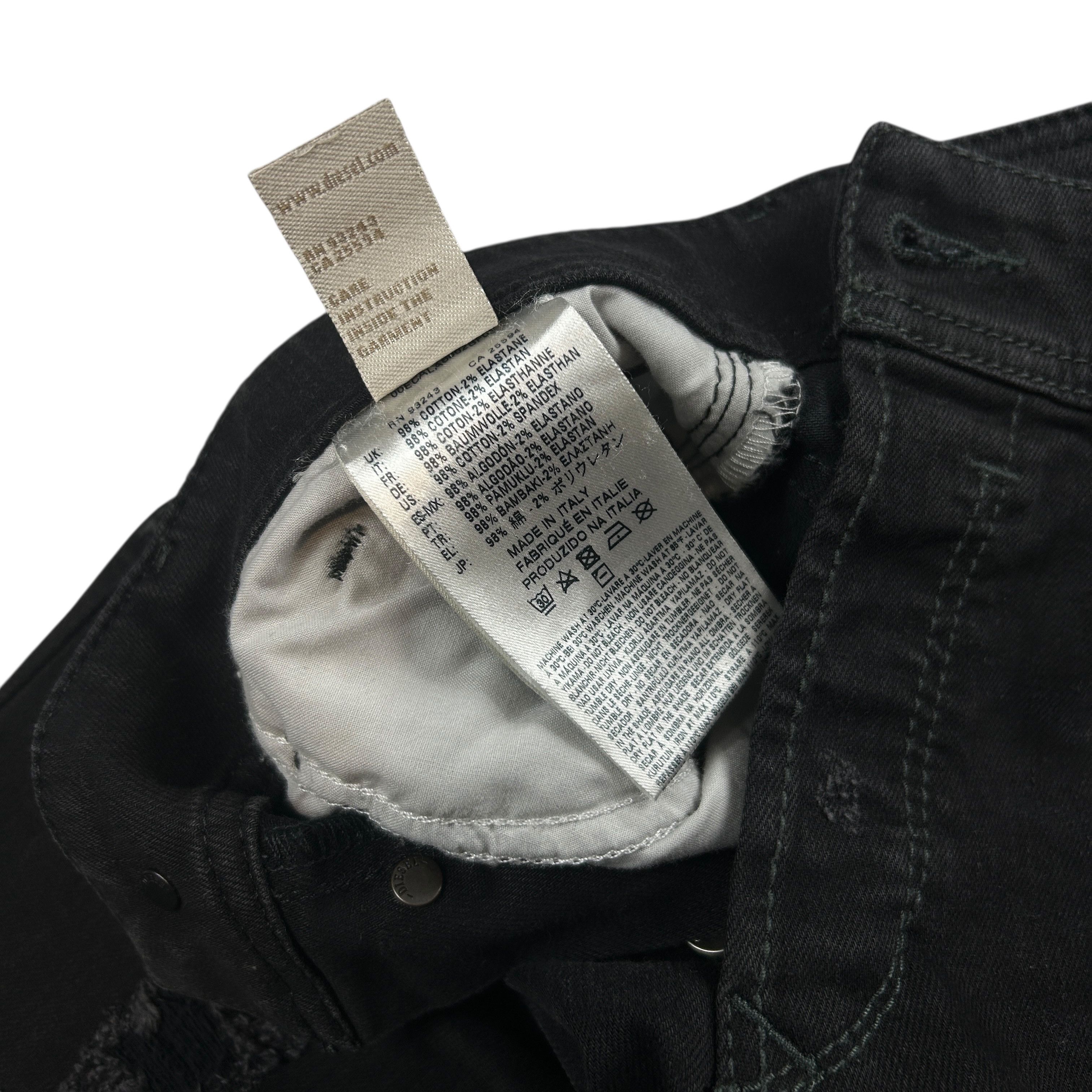 Diesel Diesel Sleenker Slim Skinny Stretch Black Denim W28L32 Size US 28 / EU 44 - 8 Thumbnail