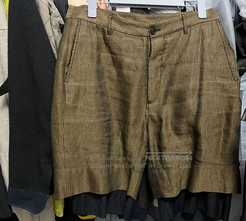 Ann Demeulemeester Ann Demeulemeester Wool Silk Shorts. Size US 38 / EU 54 - 3 Thumbnail