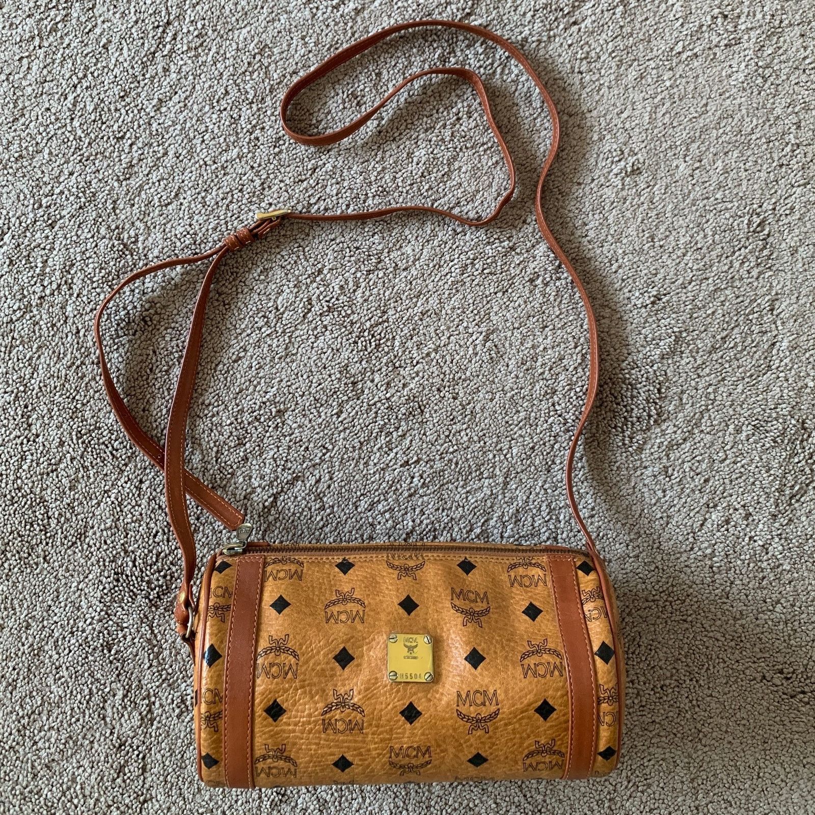 Mc1001 MCM Barrel Crossbody Bag, Women's