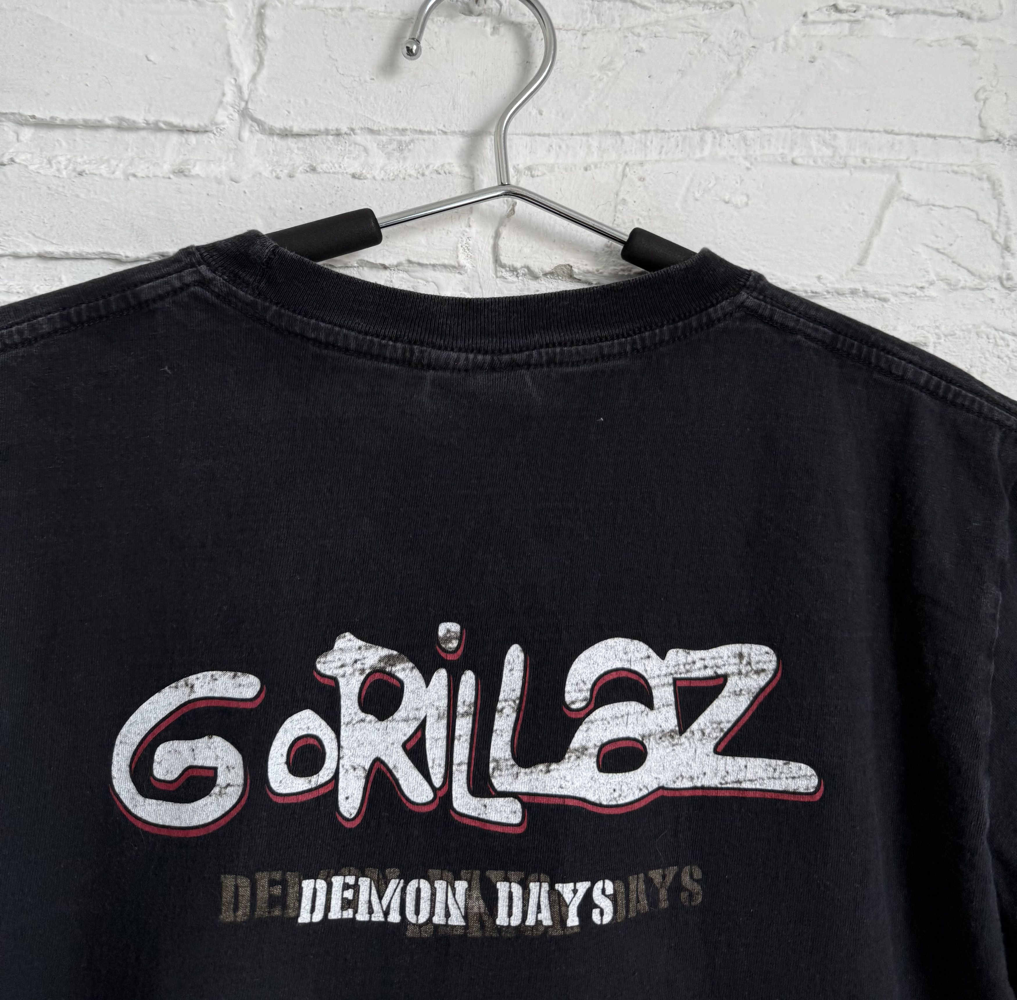 Band Tees × Vintage Vintage 2005 Gorillaz Demon Days t-shirt Size US M / EU 48-50 / 2 - 5 Thumbnail