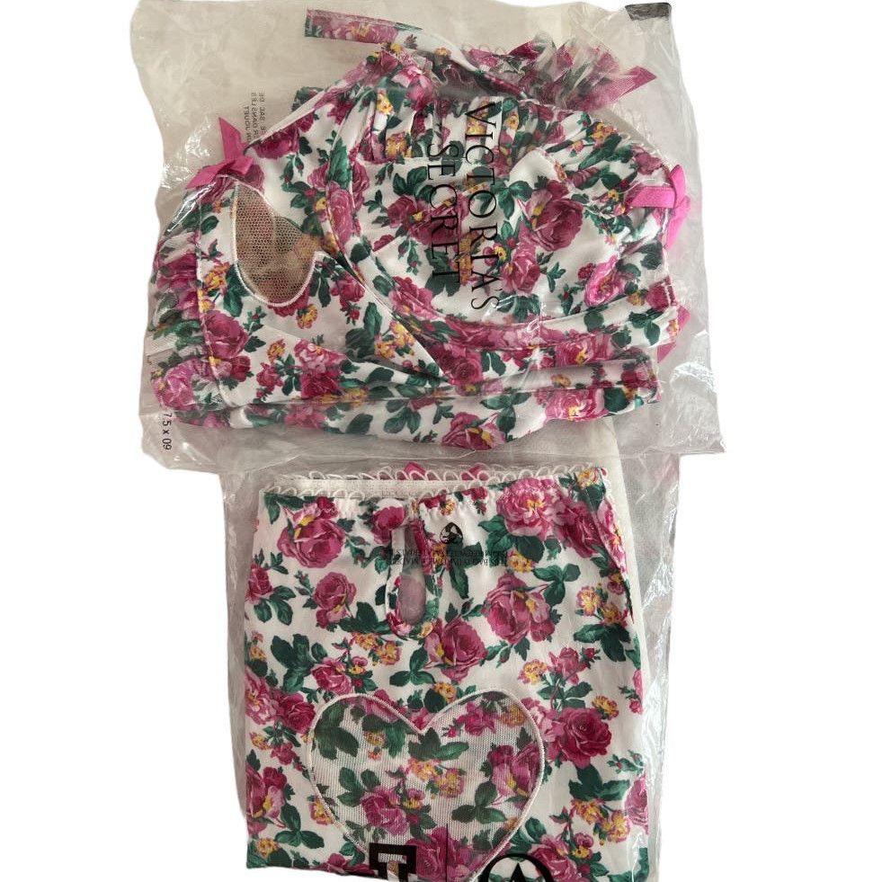 For Love & Lemons FOR LOVE & LEMONS Bustier and High-Waist Panty w/ Tag, XS Size ONE SIZE - 6 Thumbnail