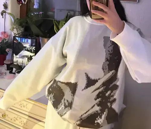 Other Man Shadow Graphic Pullover Sweatshirt Size US L / EU 52-54 / 3 - 3 Thumbnail
