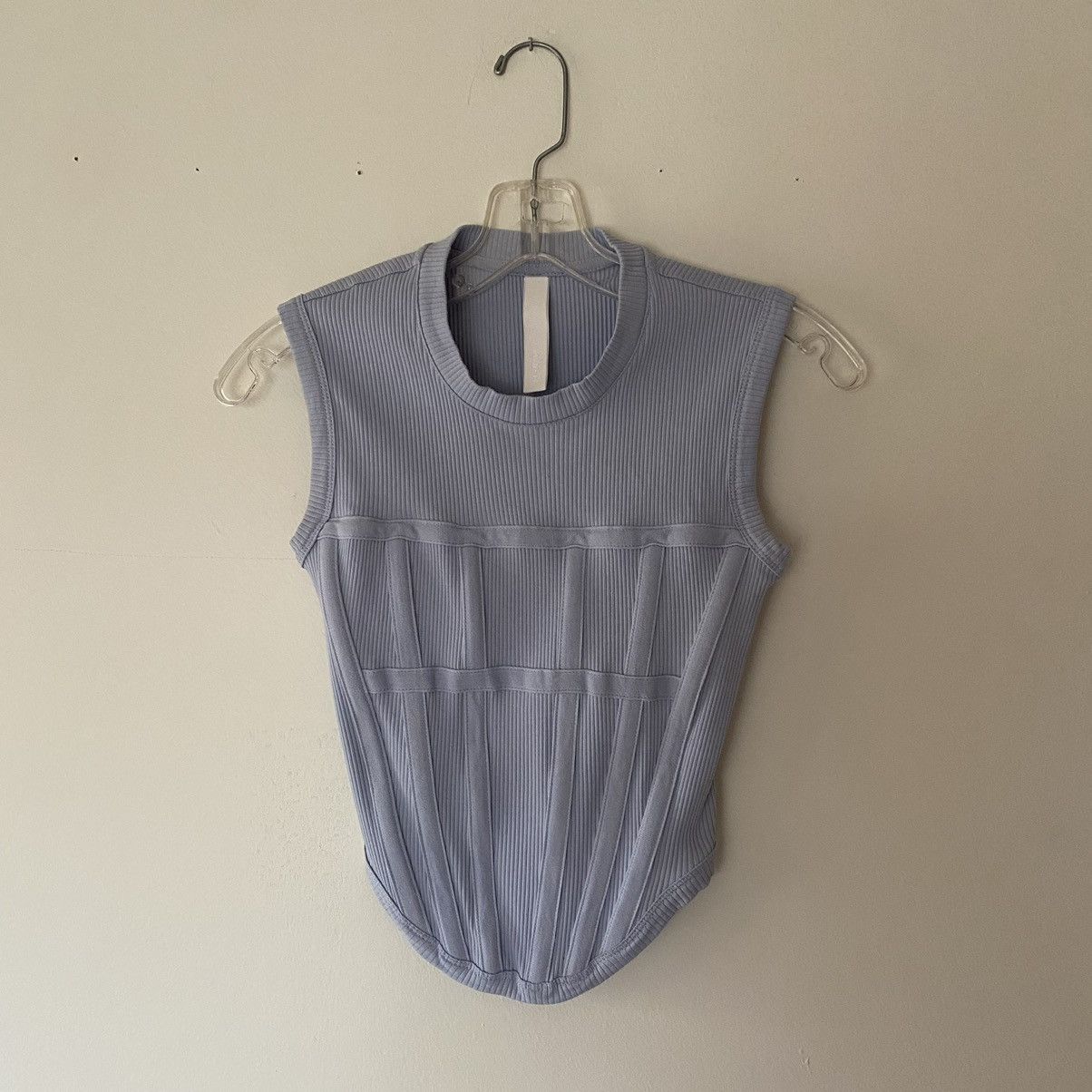 image of Dion Lee Blue Corset Tank Top Size 2, Women's