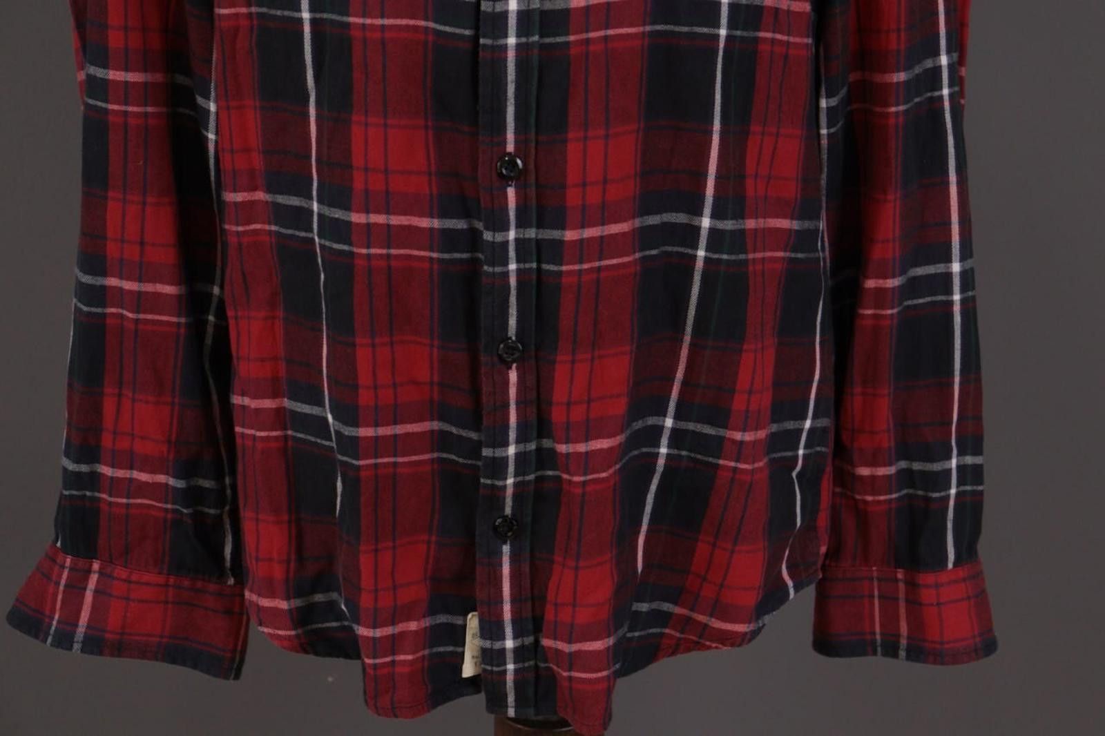 Denim & Supply Ralph Lauren Denim & Supply Ralph Lauren Red Flannel Overshirt Shirt Sz L Size US L / EU 52-54 / 3 - 3 Thumbnail