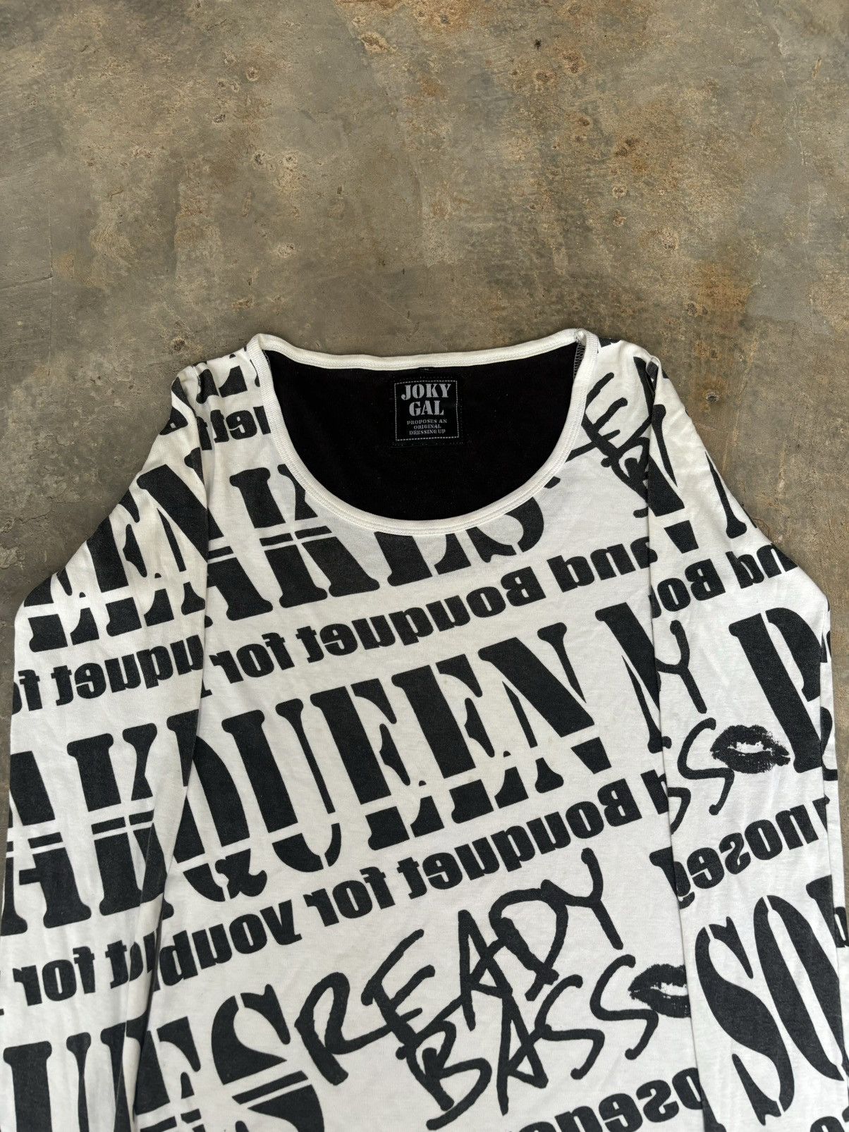 Hysteric Glamour × Japanese Brand Y2k Joky gal Ready Bass Full Print Longsleeve Size US S / EU 44-46 / 1 - 2 Thumbnail