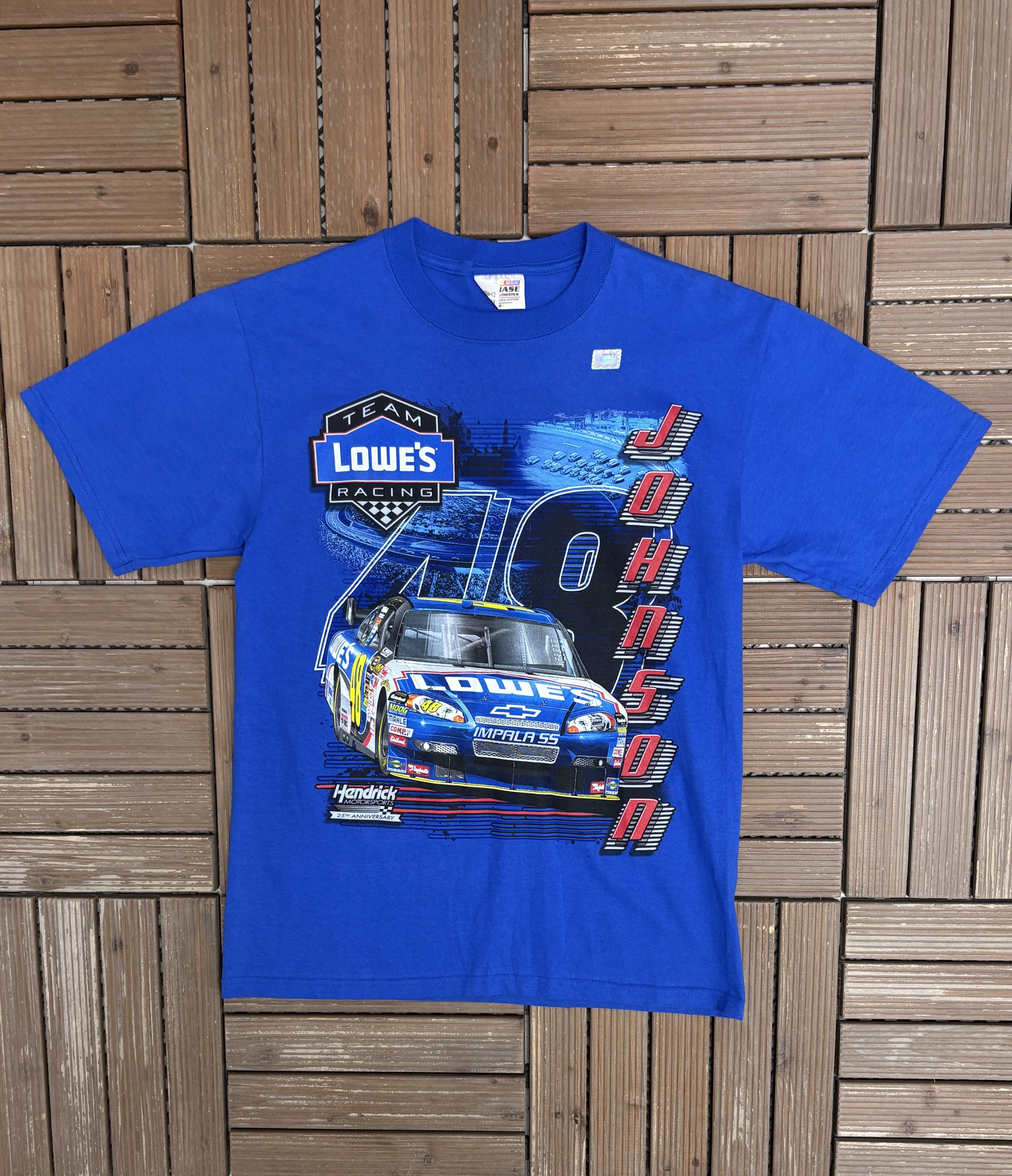 Jimmie Johnson NASCAR Lowe's Racing Vintage T-Shirt Tee
