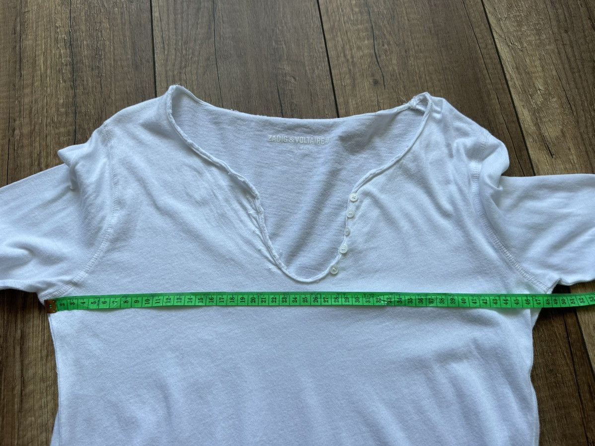 Zadig & Voltaire Zadig&Voltaire 1 White Long Sleeve size M Size M / US 6-8 / IT 42-44 - 6 Thumbnail