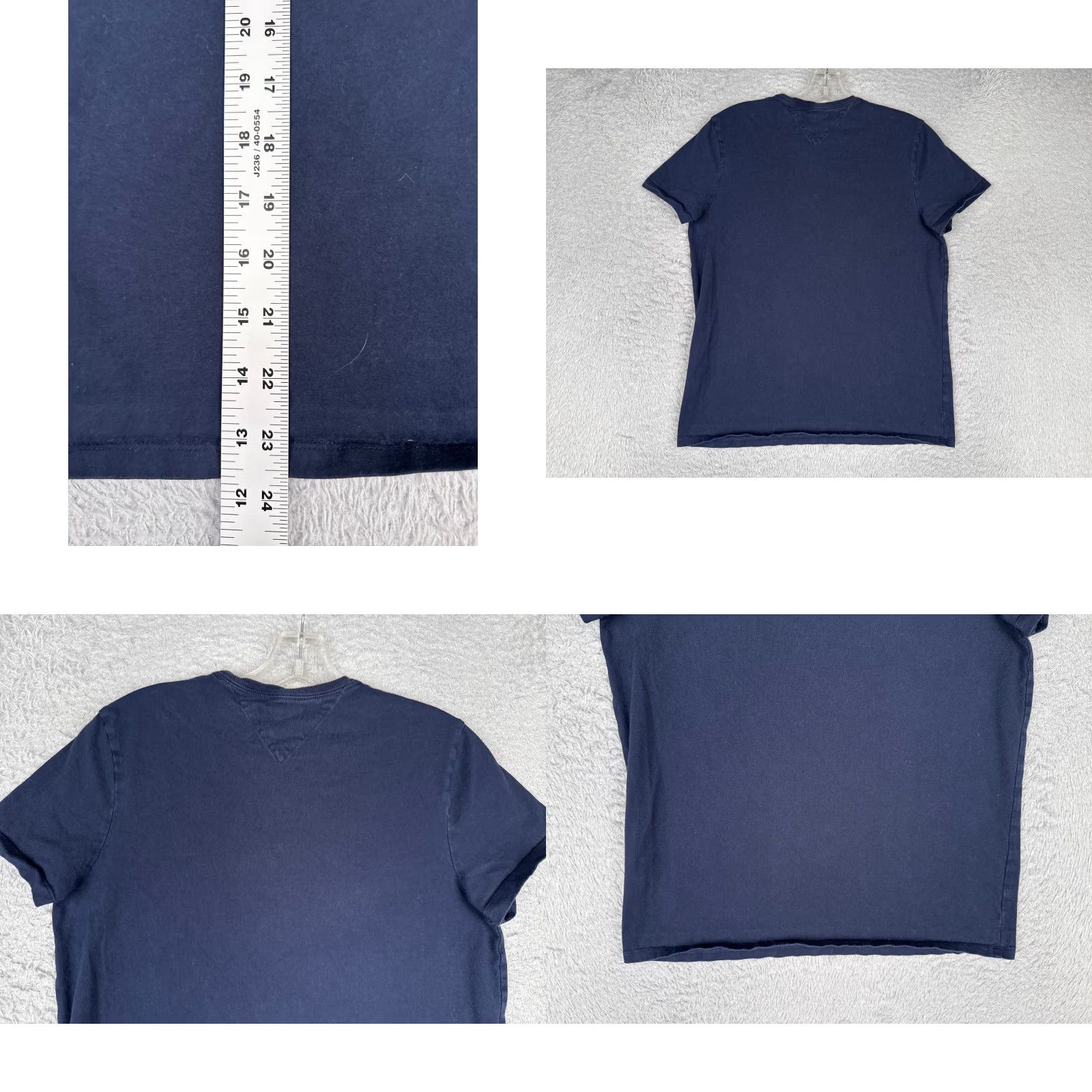 Tommy Hilfiger Tommy Hilfiger Shirt Men XS Blue Crew Neck Short Sleeve Cotton T-Shirt Logo Regular Size US XS / EU 42 / 0 - 9 Thumbnail