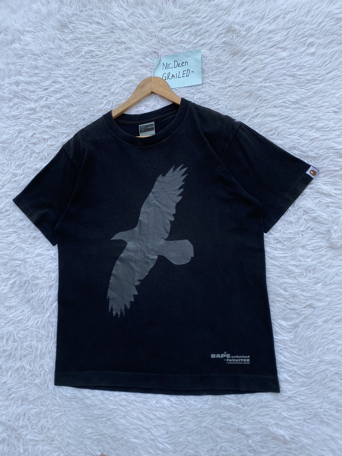 Bape Rare Vintage BAPE Eagle Printed Tshirt Size US M / EU 48-50 / 2 - 3 Thumbnail