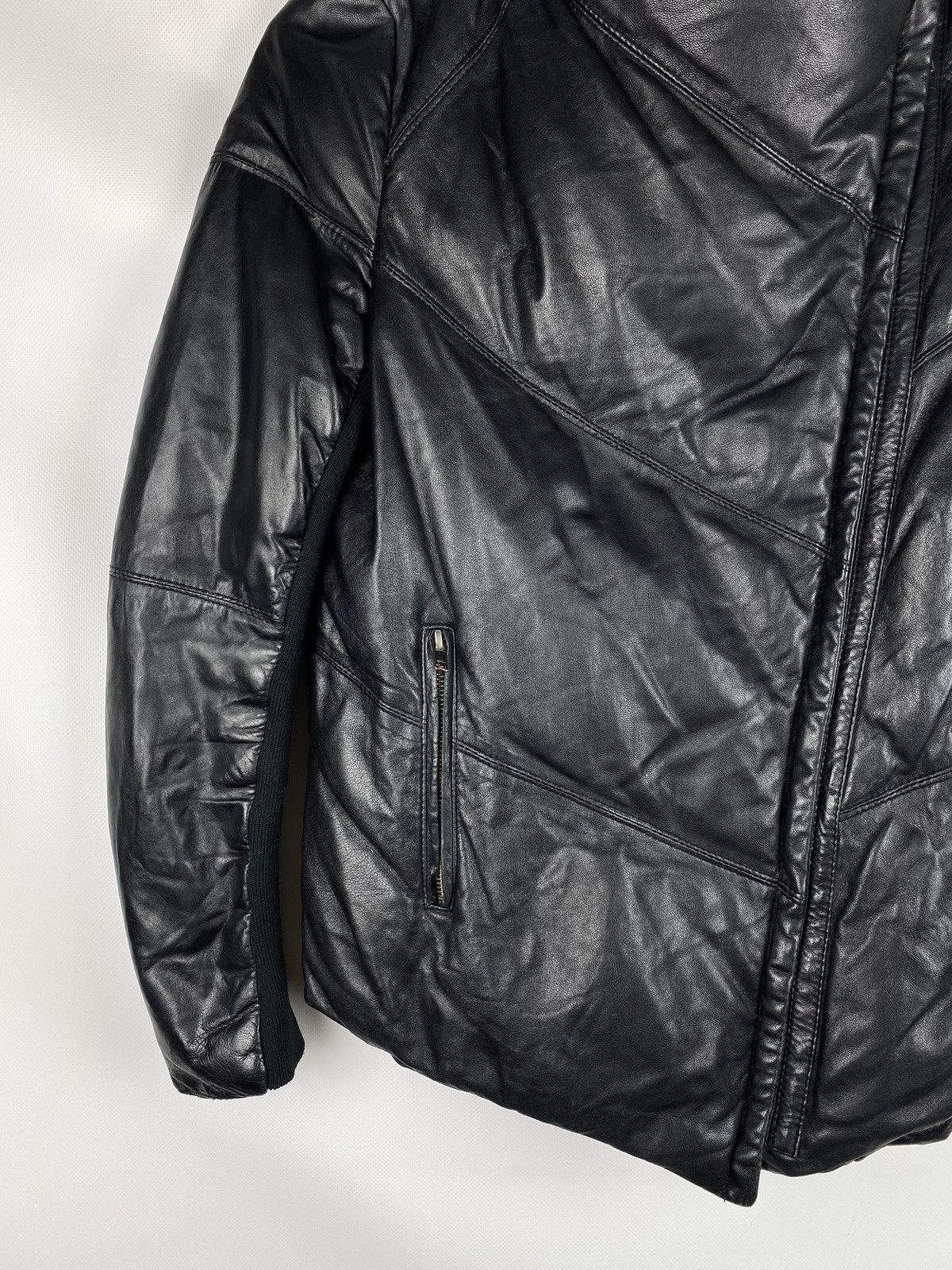 Muubaa Muubaa ladies avant-garde leather puffer down jacket Size M / US 6-8 / IT 42-44 - 5 Thumbnail