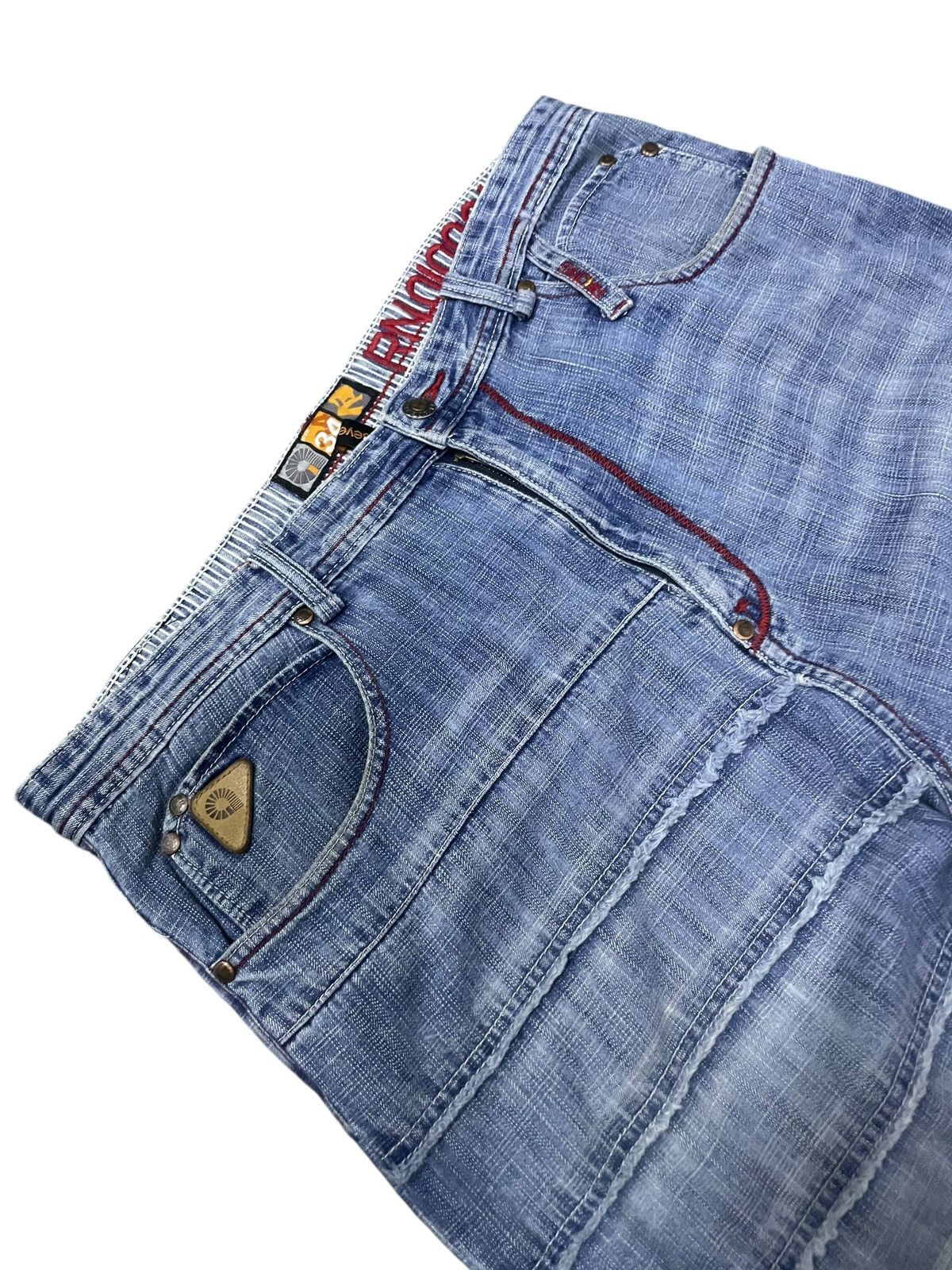 Akademiks × JNCO × Southpole Vintage Akademiks layered Paneled Poems Baggy Loose Jeans Size US 34 / EU 50 - 19 Thumbnail