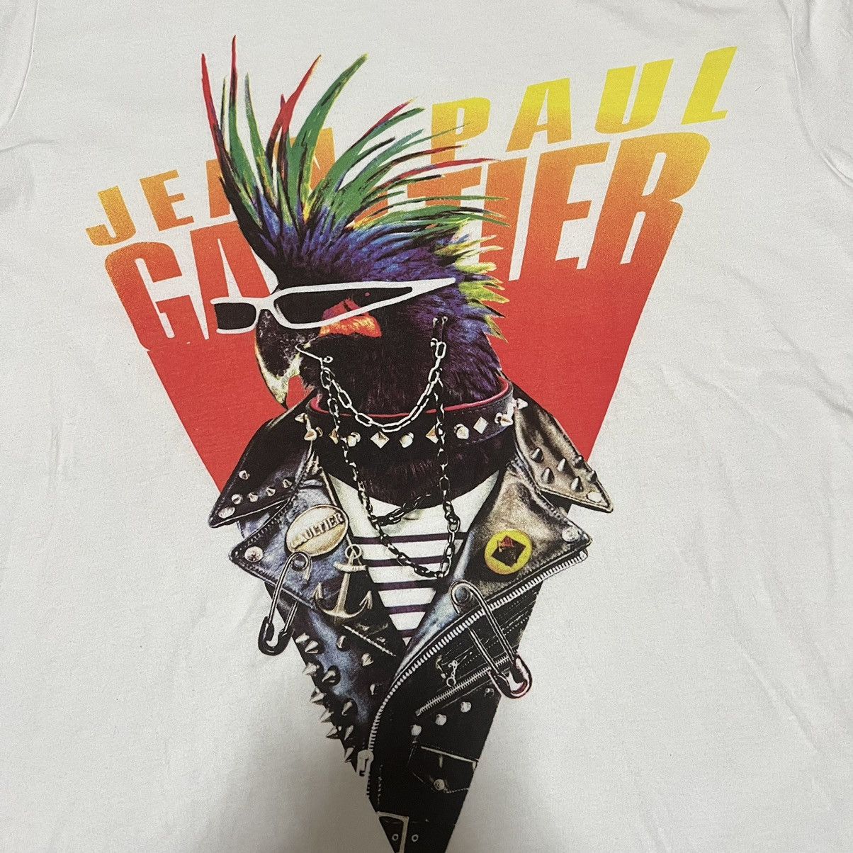 Jean Paul Gaultier Jean Paul Gaultier studded bird punk T shirt Size US XL / EU 56 / 4 - 3 Thumbnail