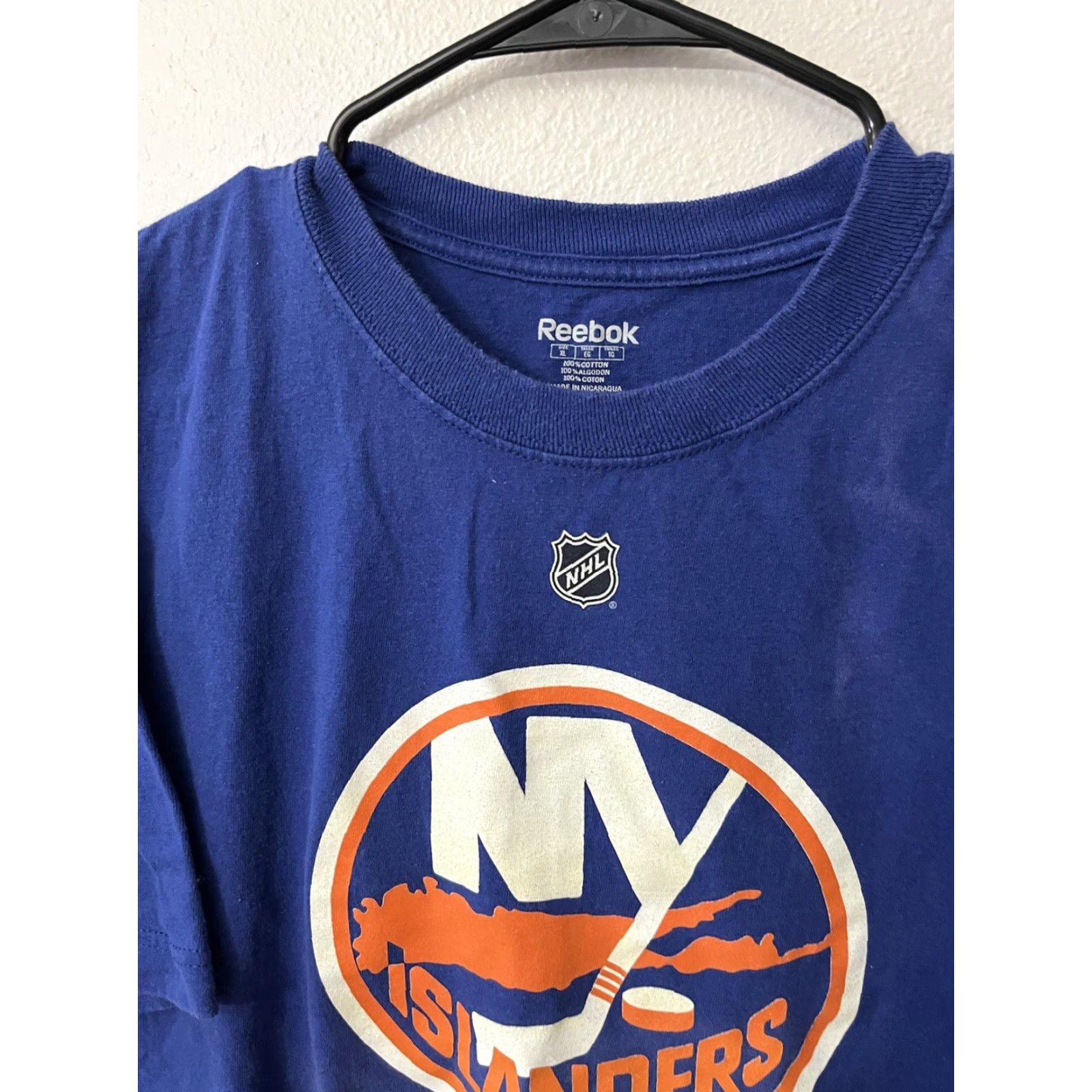 Reebok New York Islanders Shirt Reebok NHLPA John Tavares #91 Adult XL Blue Size US XL / EU 56 / 4 - 2 Thumbnail