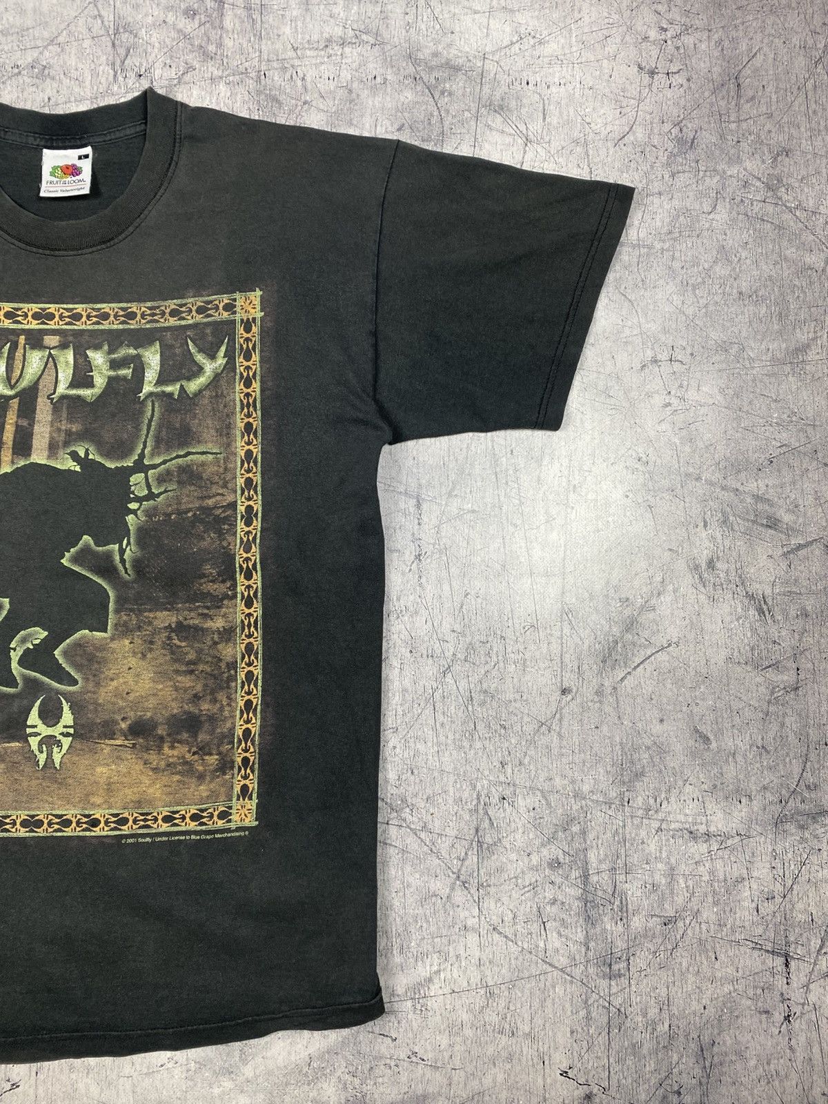 Band Tees Vintage Soulfly Primitive 2001 Double Sided Faded Band Tee Size US L / EU 52-54 / 3 - 4 Thumbnail