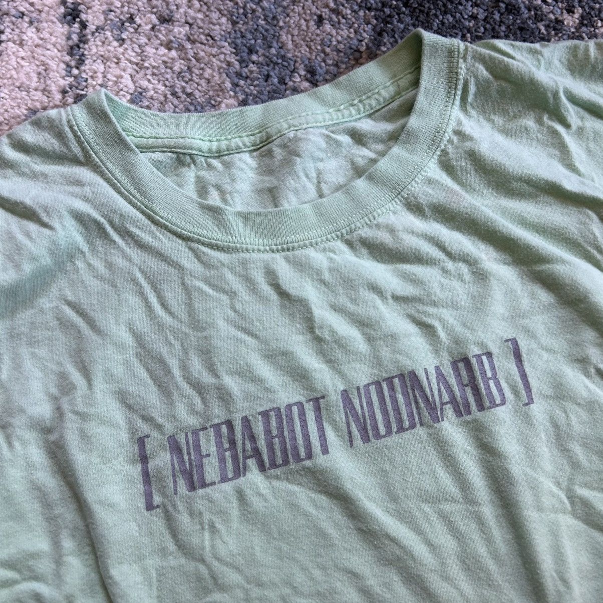 Vintage SUMMER 2017 nebabot nodnarb MiNT GREEN OUROBOROS TEE Size US XL / EU 56 / 4 - 9 Thumbnail