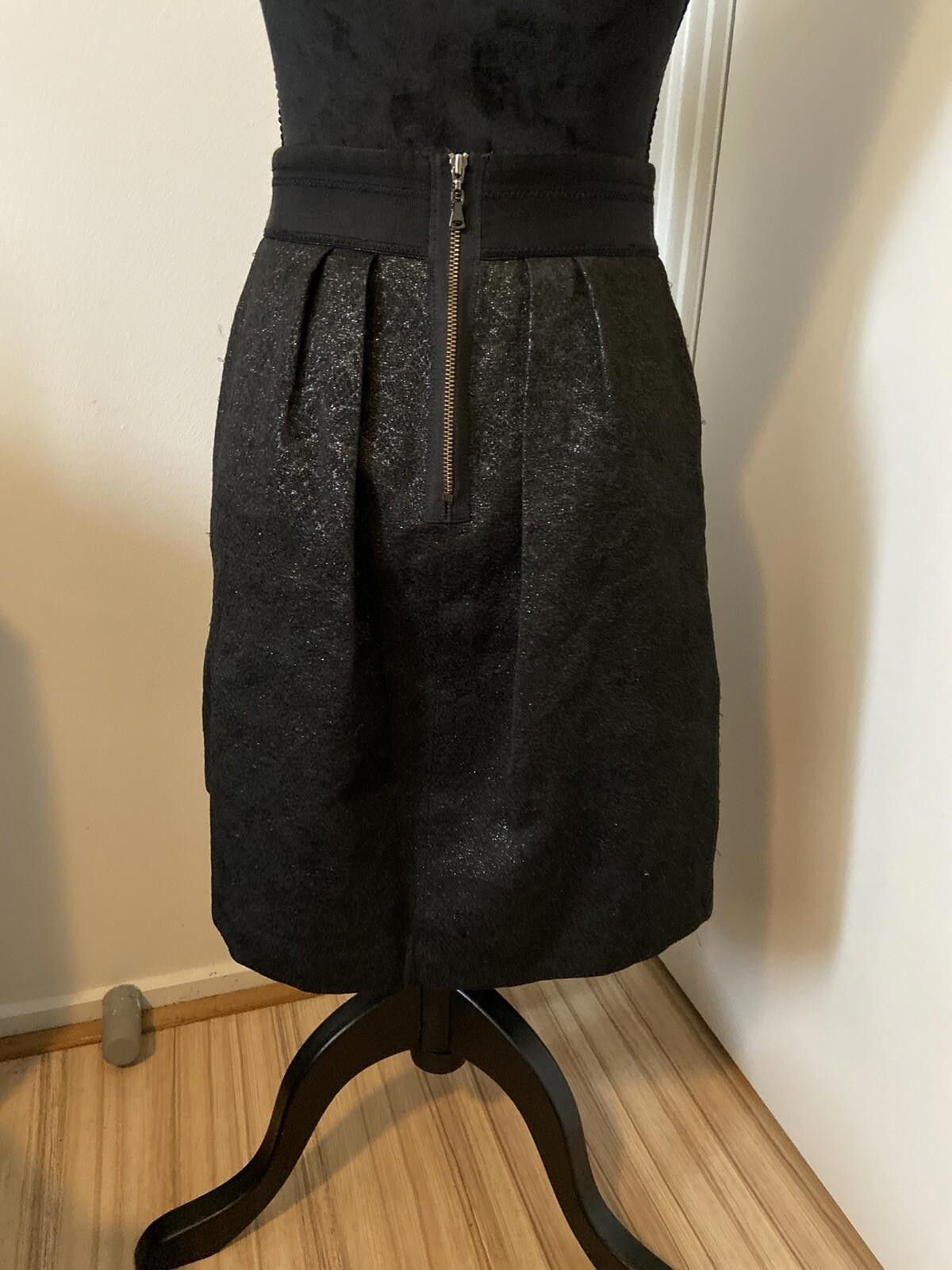 Other VERONIKA MAINE Textured pleated Skirt - Size AU/UK 6 US 2 Size 26" / US 2 / IT 38 - 6 Thumbnail