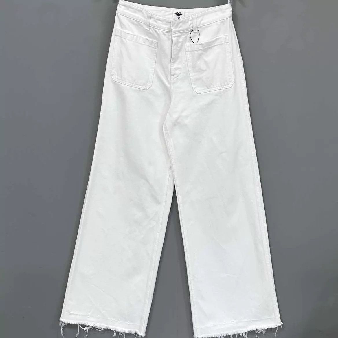Dior Dior Double Pocket Logo Wide Leg Trousers Size 27" / US 4 / IT 40 - 1 Thumbnail