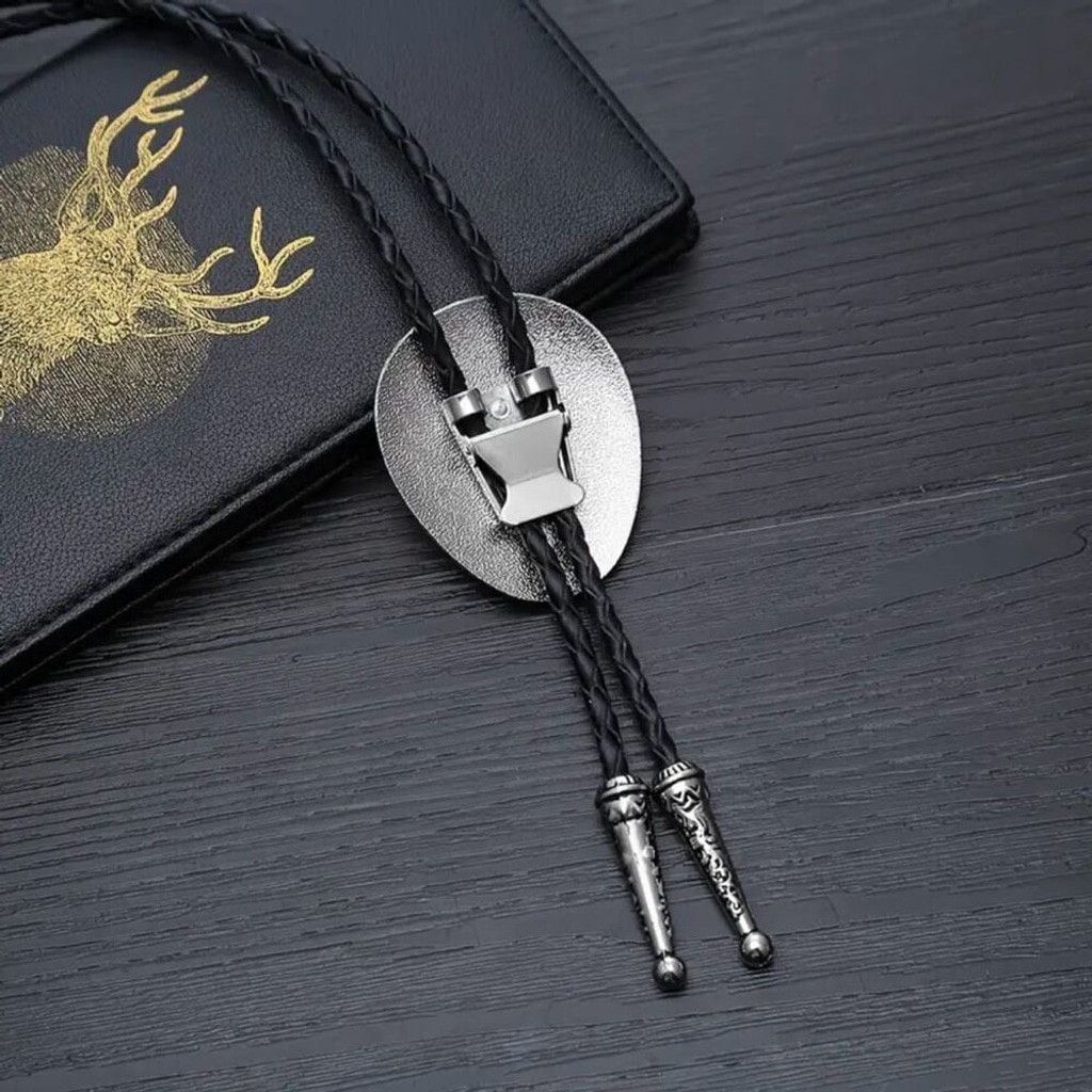 Other New Vintage Style Bolo Tie Western Leaf Design Rustic Size ONE SIZE - 3 Thumbnail