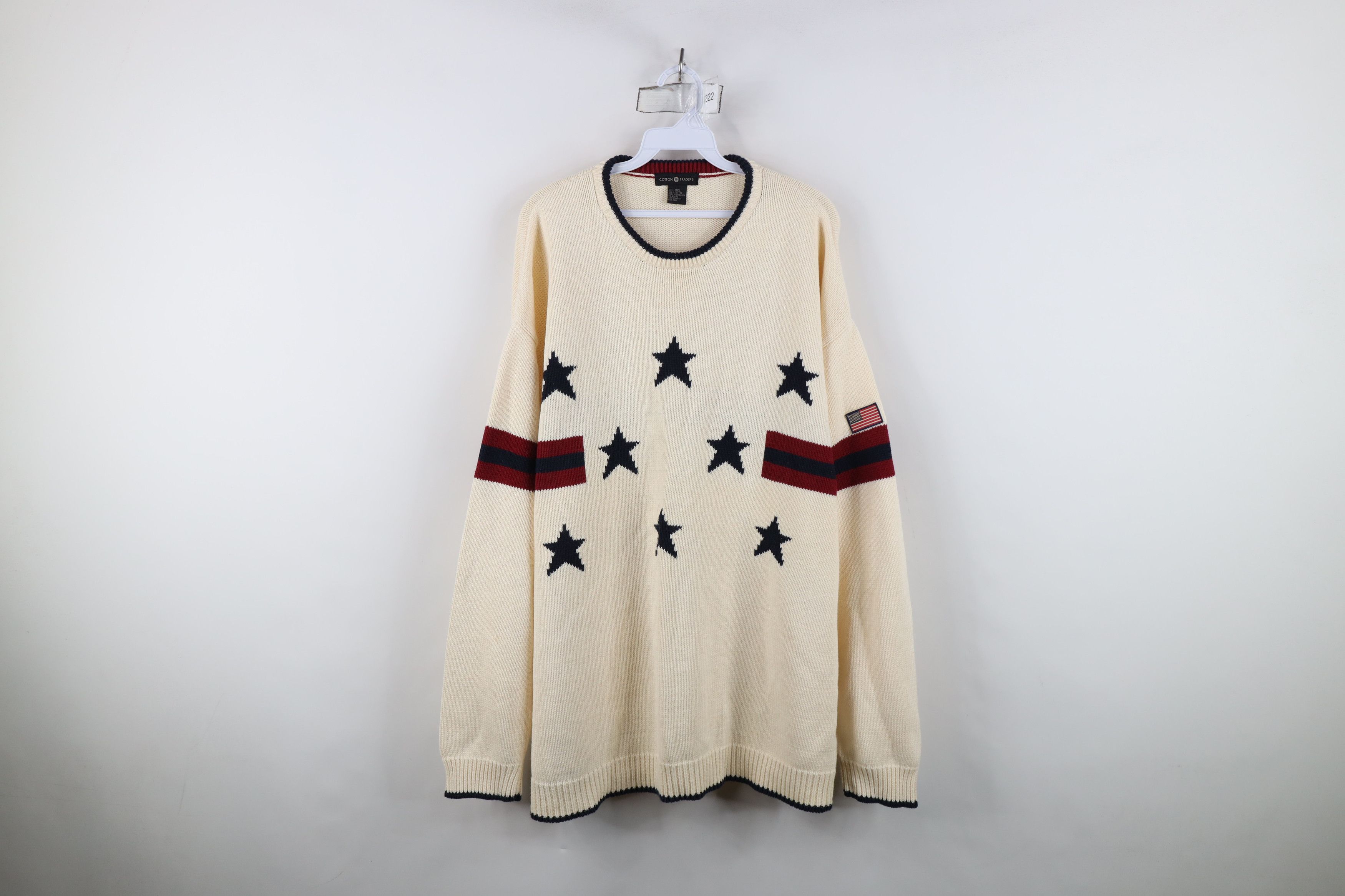 Vintage 90s Streetwear Color Block Knit Crewneck Sweater