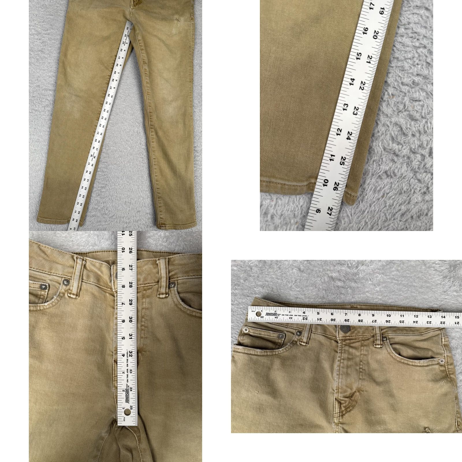 American Eagle Outfitters American Eagle Outfitters Jeans Mens 28x28 Beige Jegging Skinny Next Level Flex Size US 28 / EU 44 - 8 Thumbnail