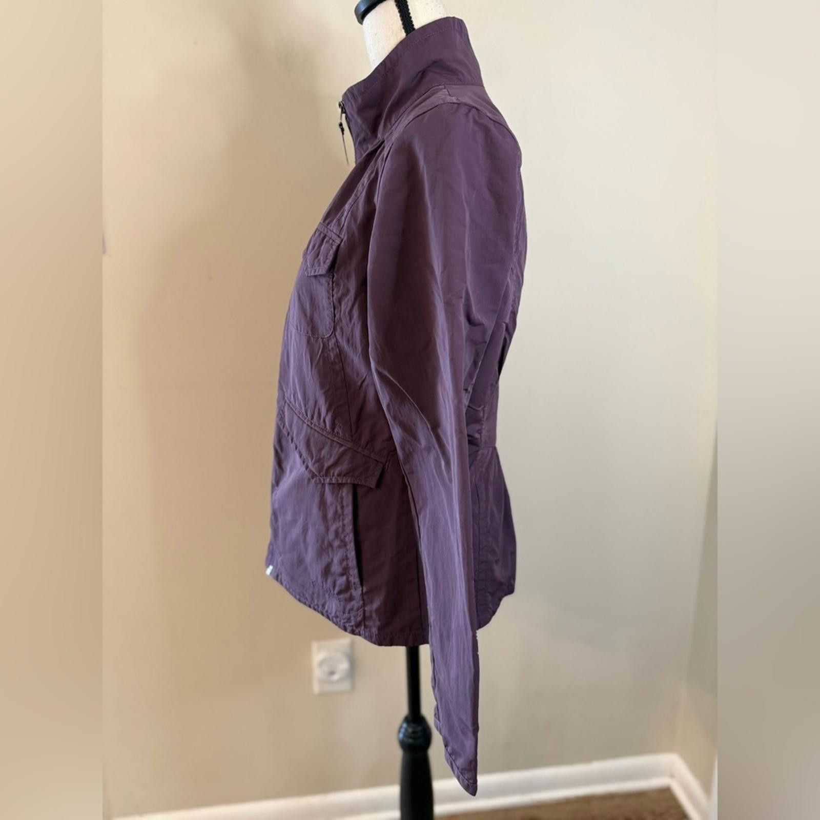 Eddie Bauer Eddie Bauer jacket plum purple zip front multi pocket SZ SM Size S / US 4 / IT 40 - 3 Thumbnail
