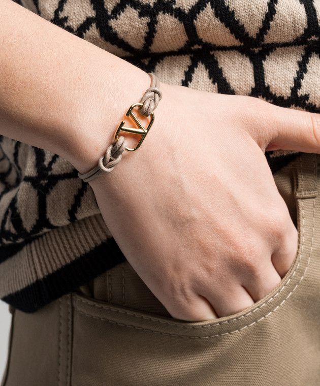 Valentino o1s22i1n0924 Size: S / Leather Vlogo Signature Bracelet Size ONE SIZE - 2 Thumbnail